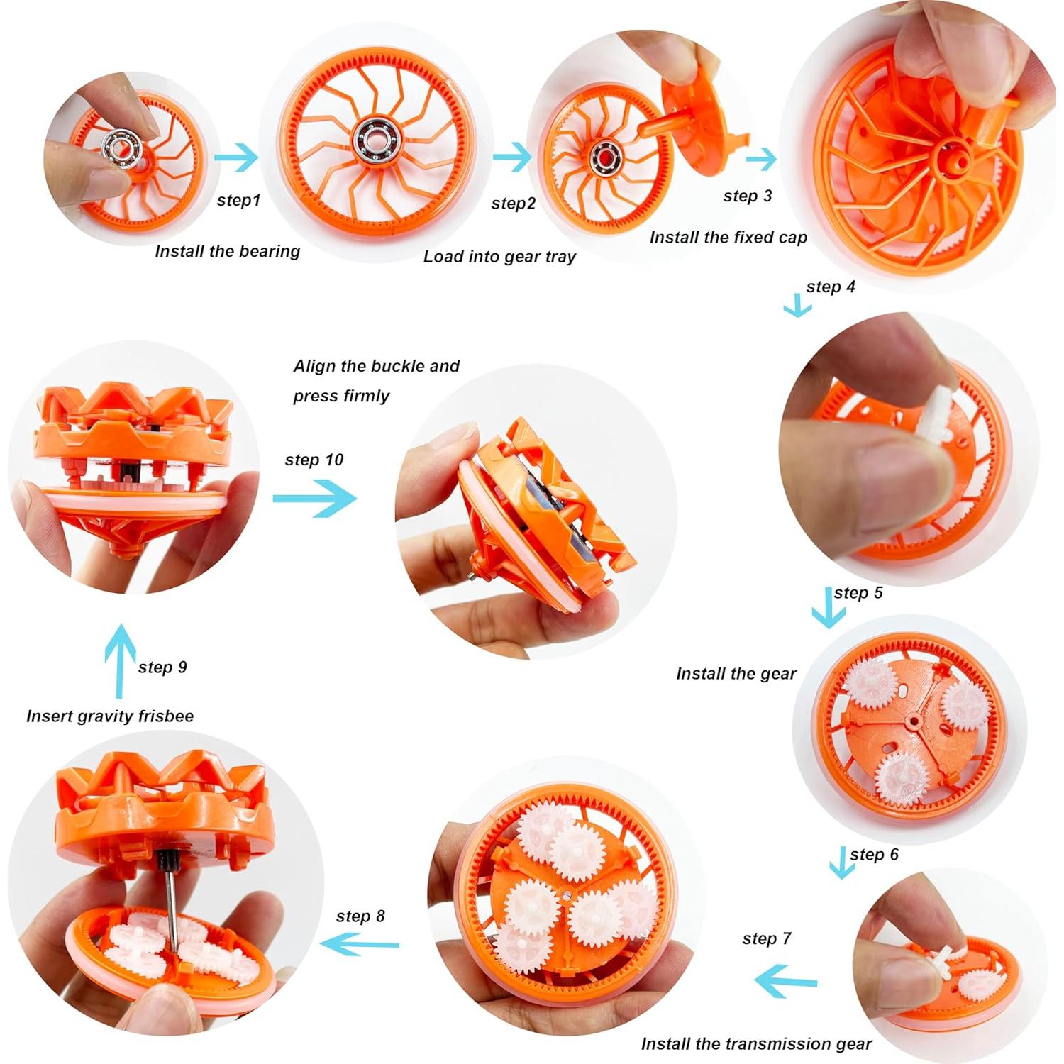 Trompos Giratorios Antiestrés 4-Pack Genérico - Juguetes para Niños