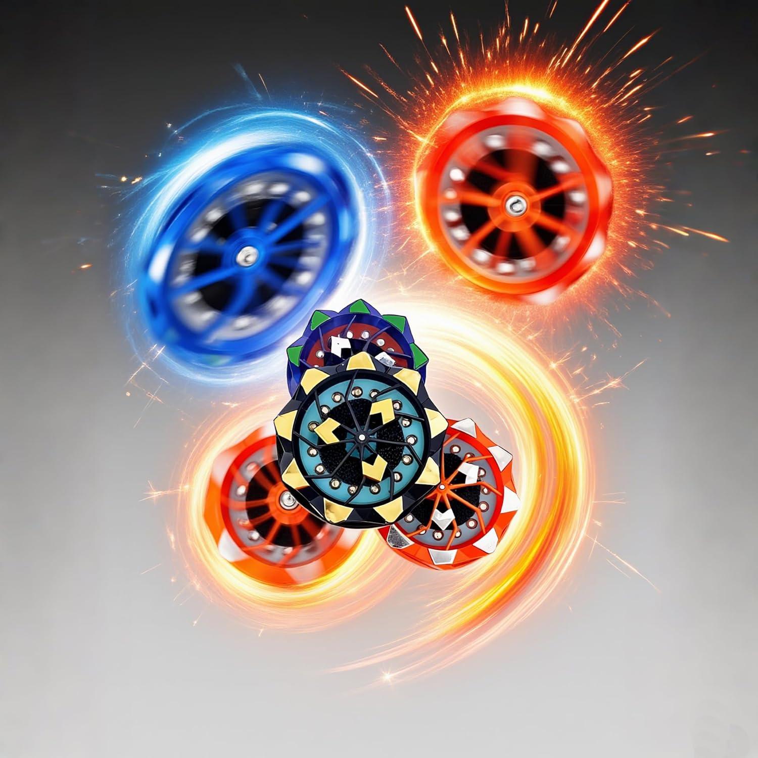 Trompos Giratorios Antiestrés 4-Pack Genérico - Juguetes para Niños