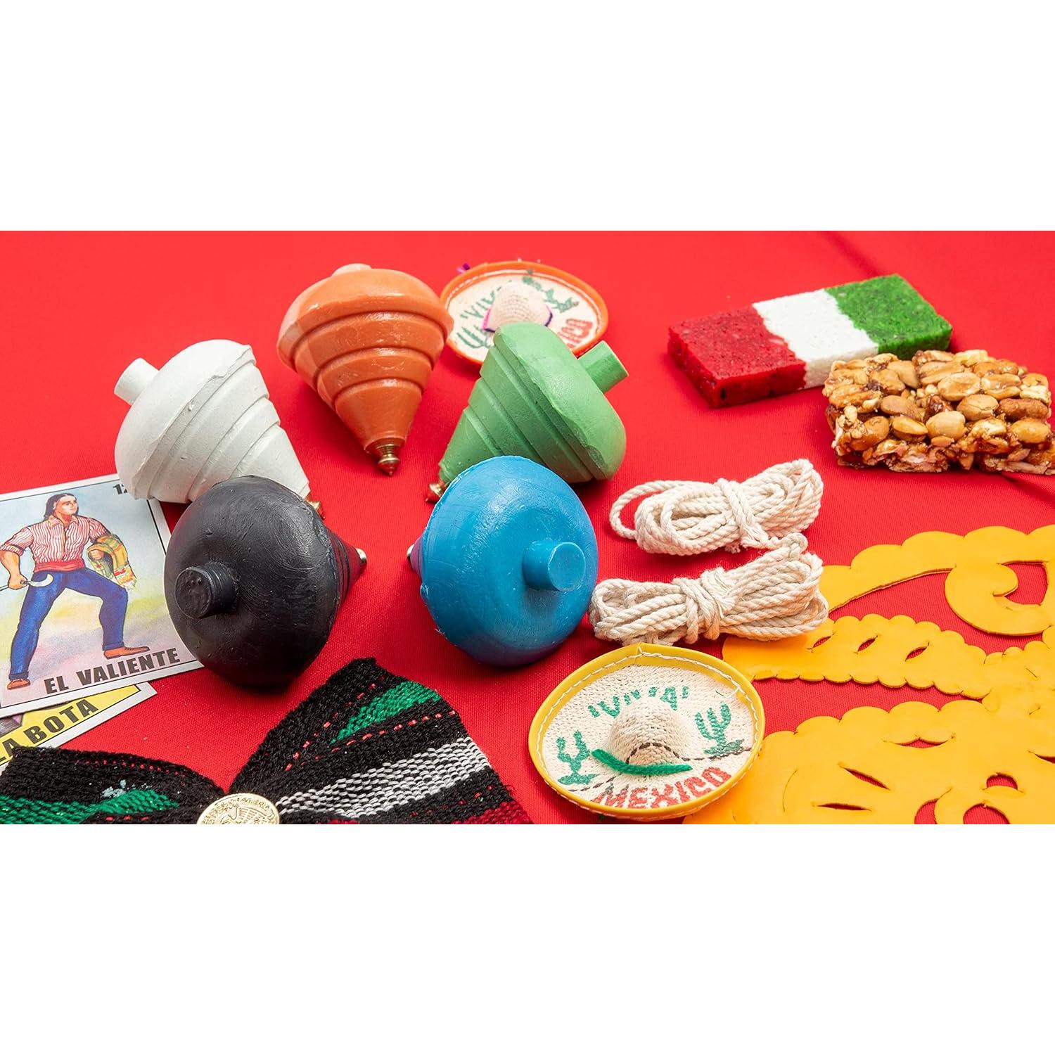 Trompos Giratorios ELIASM - Paquete de 5 - Punta de Acero