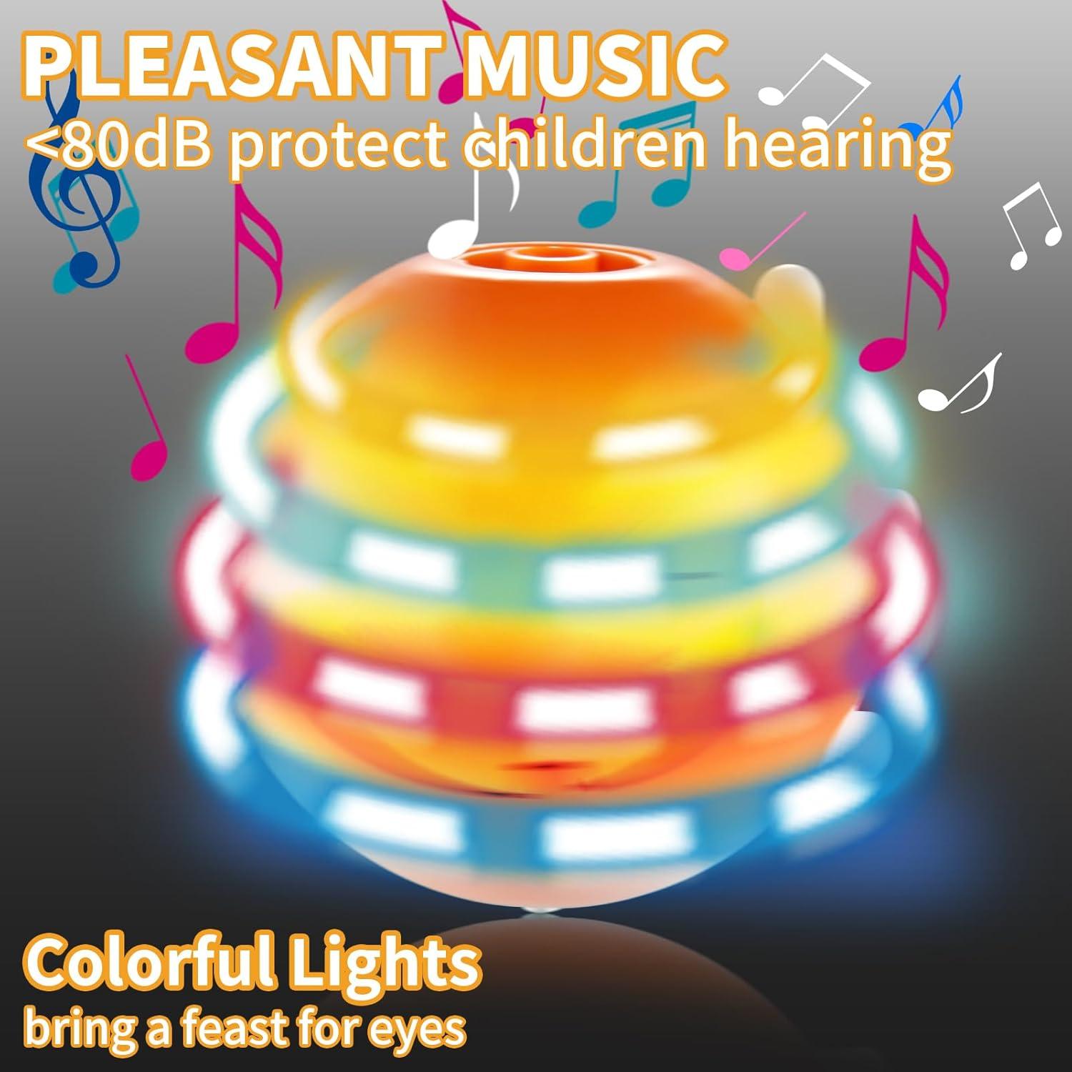 Tops Giratorios Iluminados Halloween Bright Future Toys - Calabaza