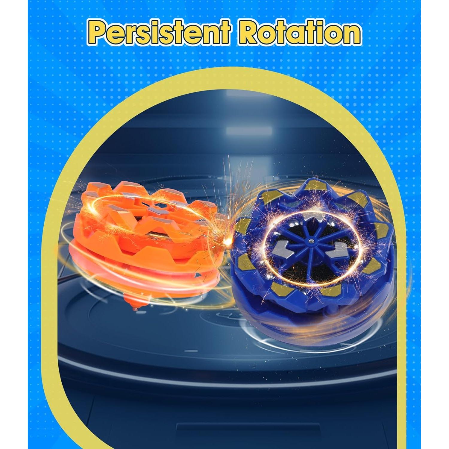 4PCS Juguetes Giroscopios Antiestrés NGOKPYD para Niños