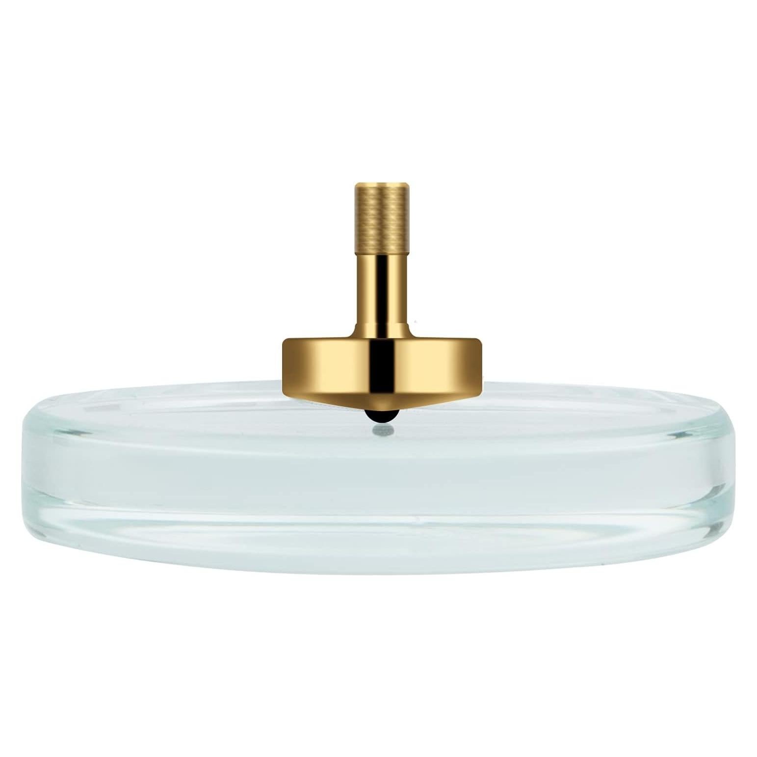 Peonza DjuiinoStar Mediana con Base de Vidrio 8 Minutos