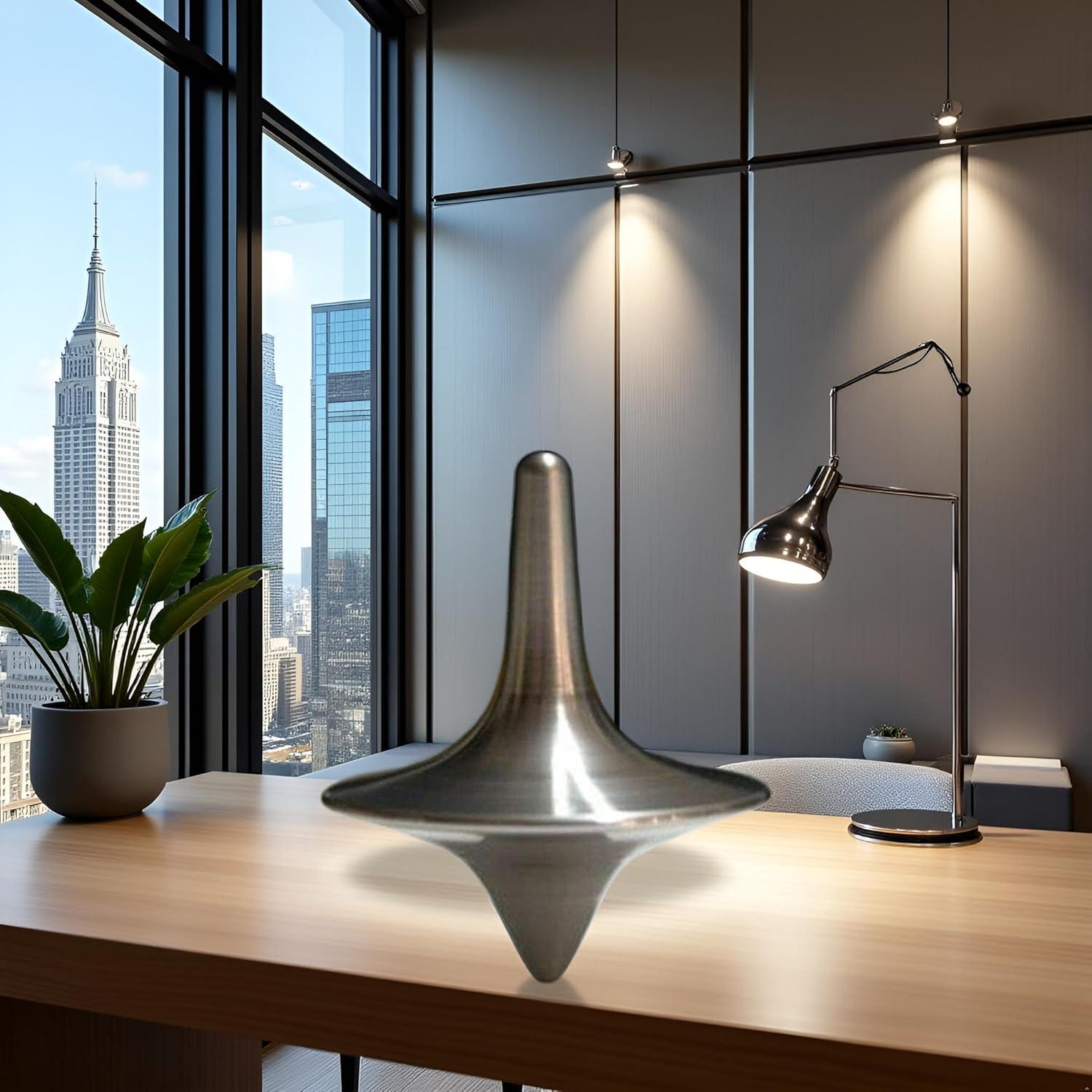 Trompo Giratorio de Metal Jinshining, Antiestrés, 19g