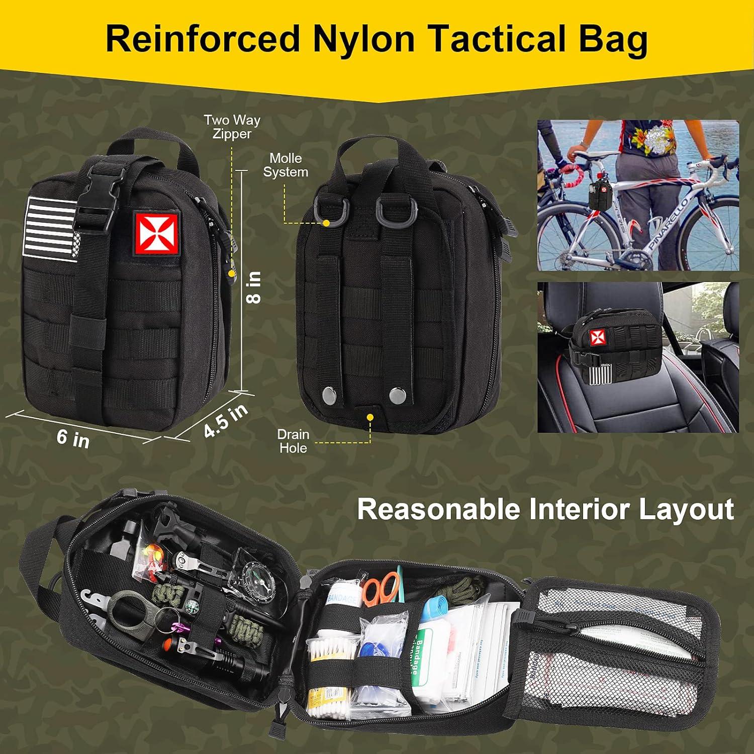 Kit de Primeros Auxilios XUANLAN 248 Piezas para Camping