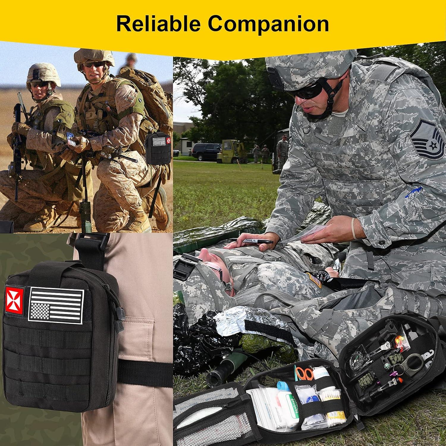 Kit de Primeros Auxilios XUANLAN 248 Piezas para Camping