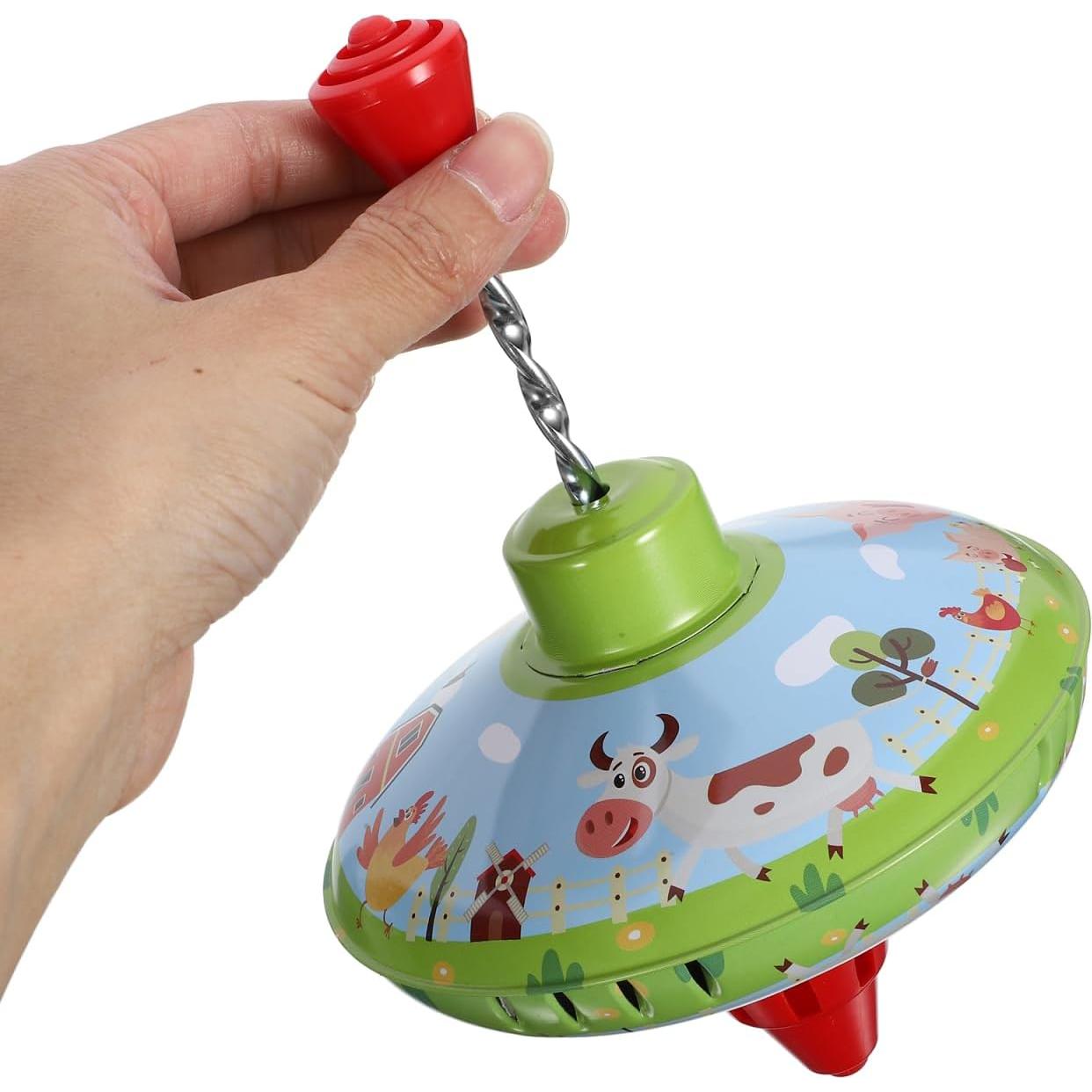 Trompo de Metal TOYANDONA para Niños - Juguete Educativo