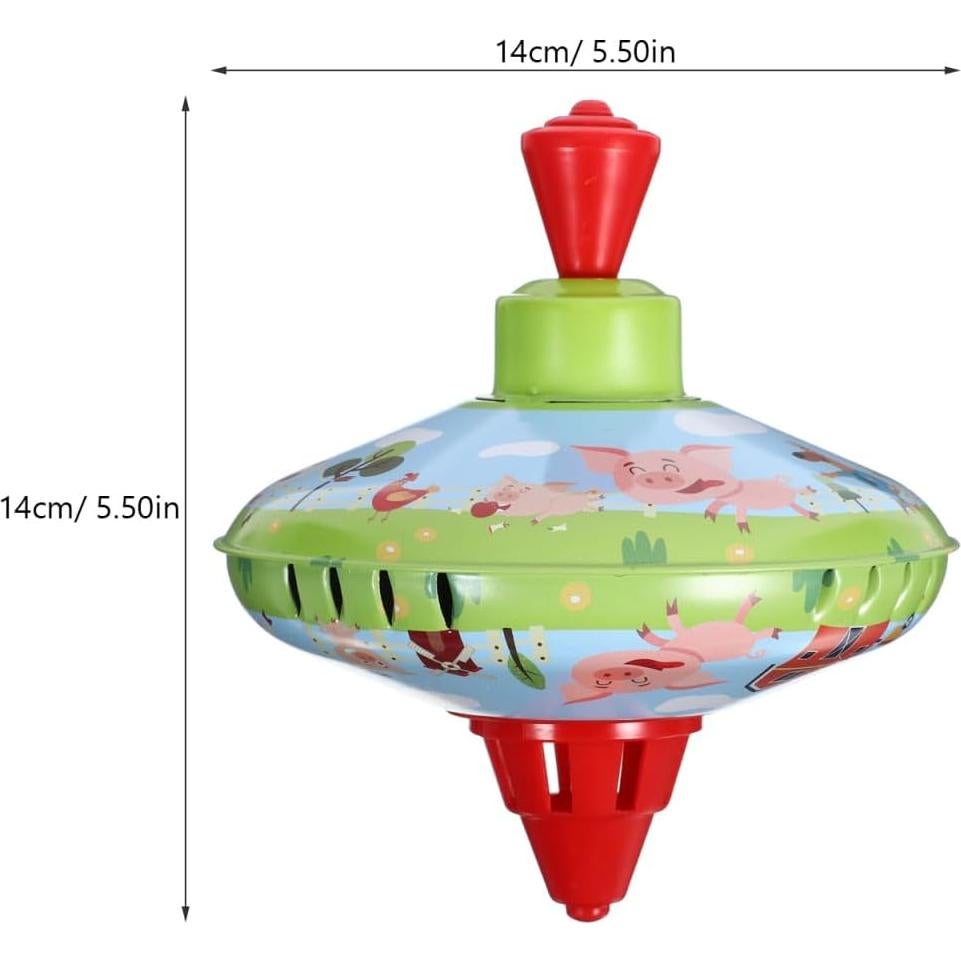 Trompo de Metal TOYANDONA para Niños - Juguete Educativo