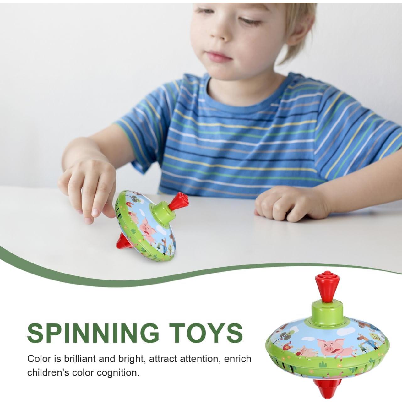 Trompo de Metal TOYANDONA para Niños - Juguete Educativo