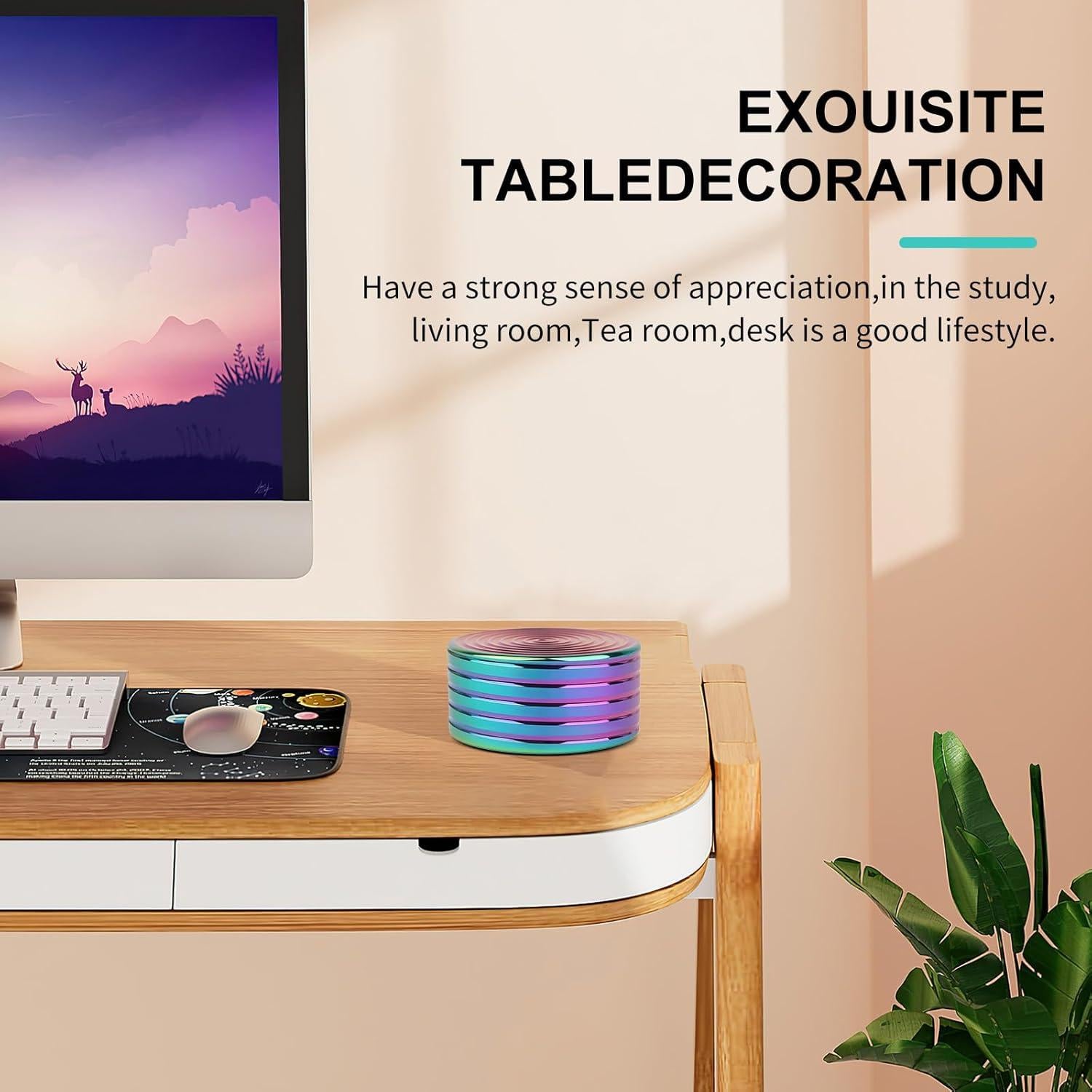 Trompo Antiestrés Kinetic 50mm Aanrasey - Juguete de Escritorio