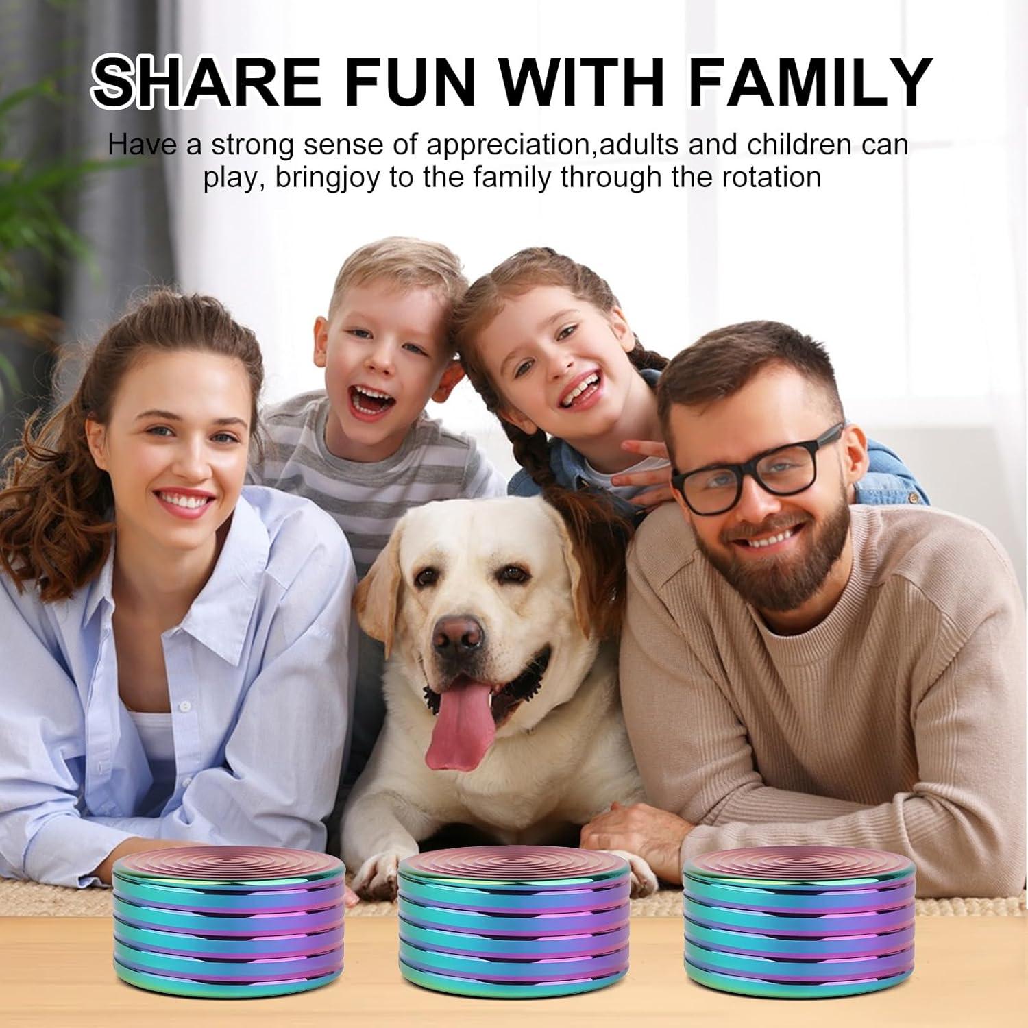 Trompo Antiestrés Kinetic 50mm Aanrasey - Juguete de Escritorio