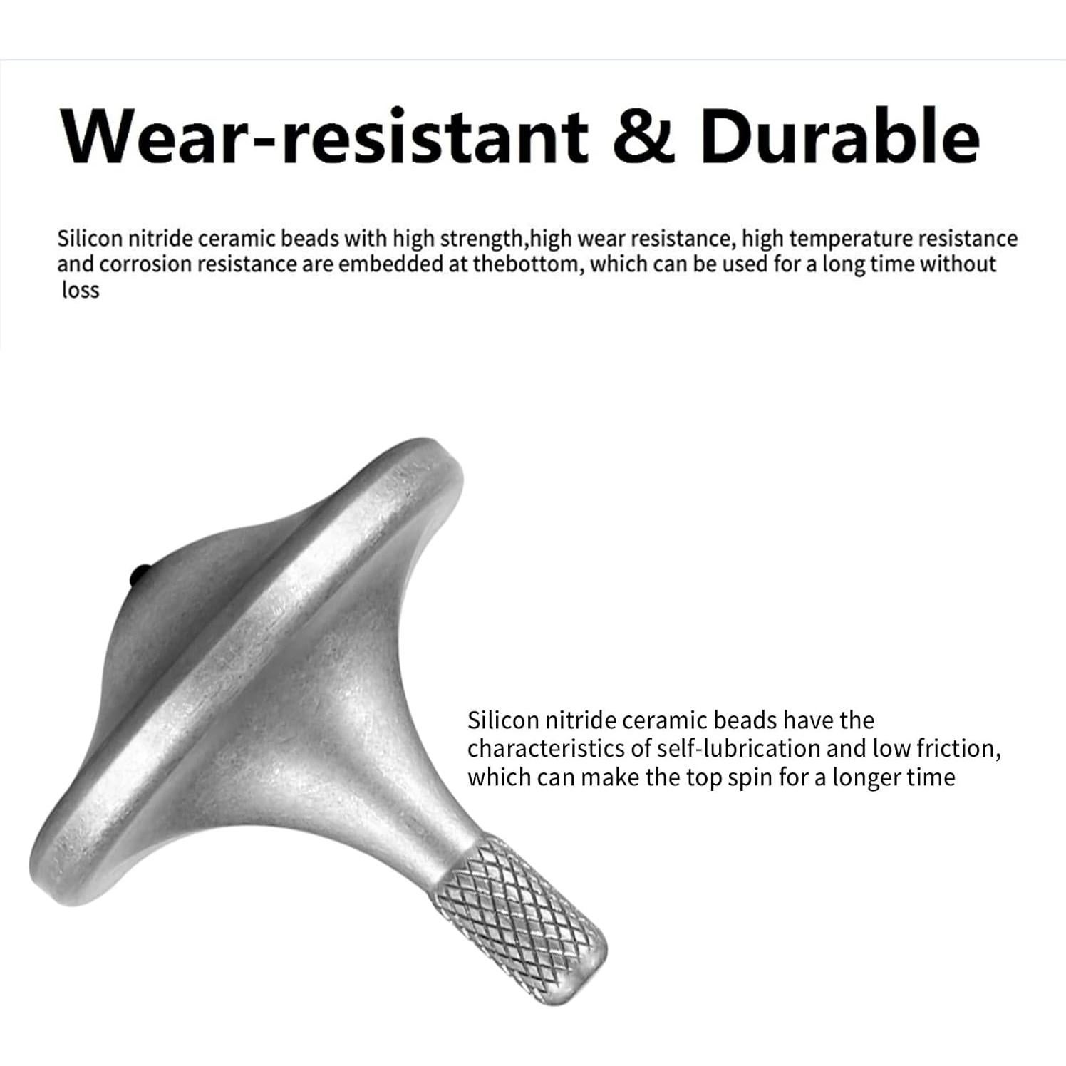 Trompo de Titanio Premium CHEETOP - Gira 10 Minutos, Antiestrés