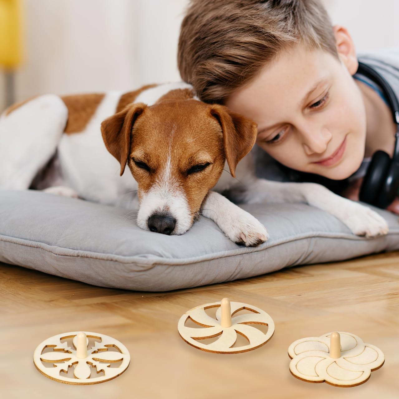 Trompos de Madera DIY DOITOOL 20PCS para Pintar Creativamente