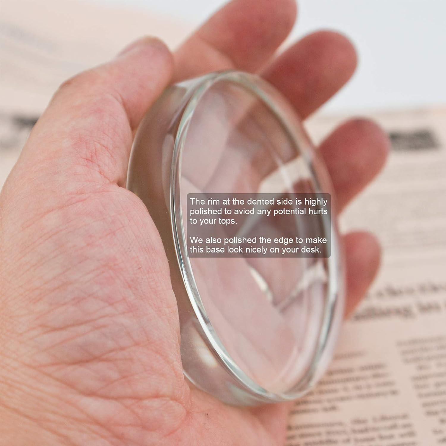 Base de Peonza DjuiinoStar 7.8cm Pulida a Mano para Giros