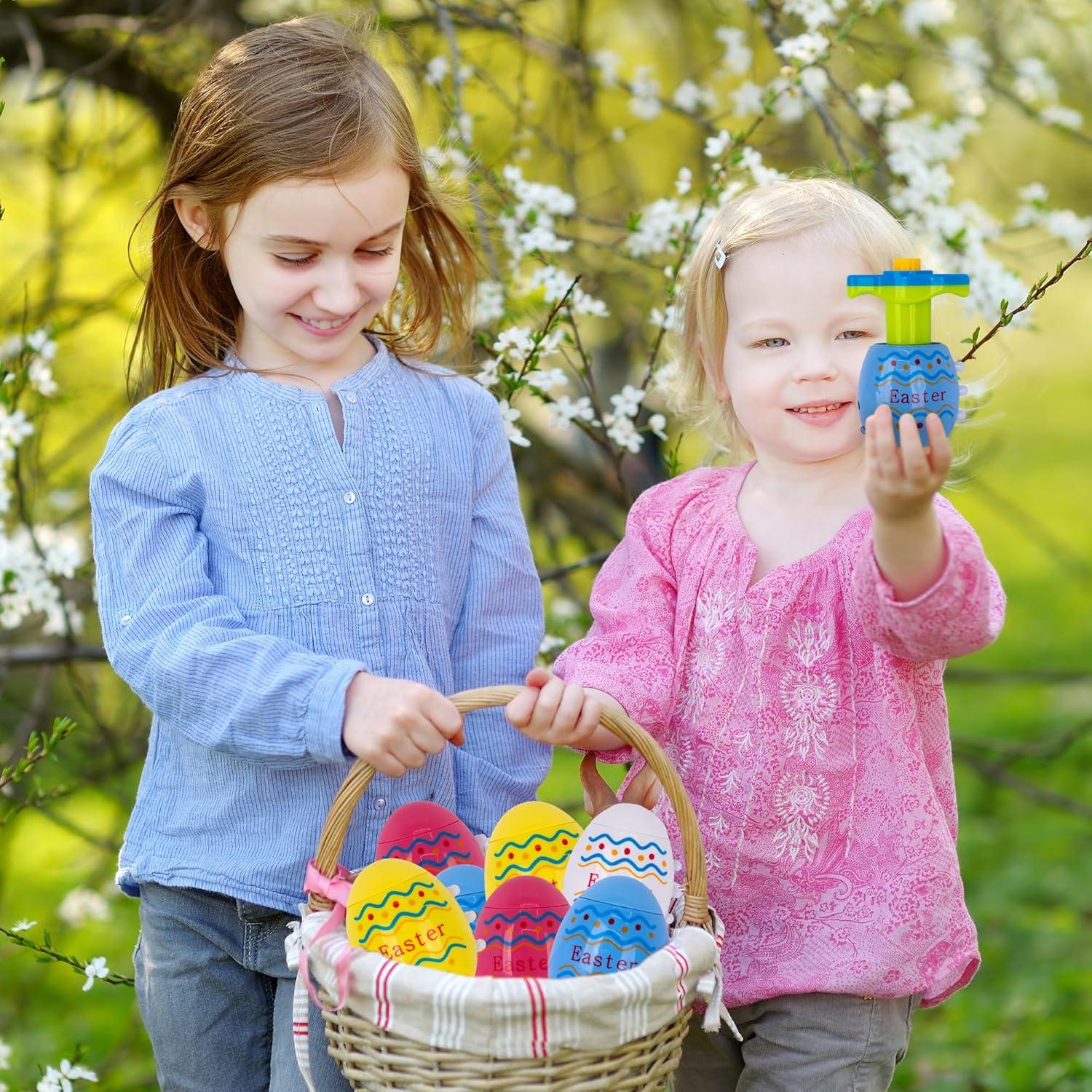 Set de 12 Trompos de Huevos de Pascua ArtCreativity - Juguetes LED