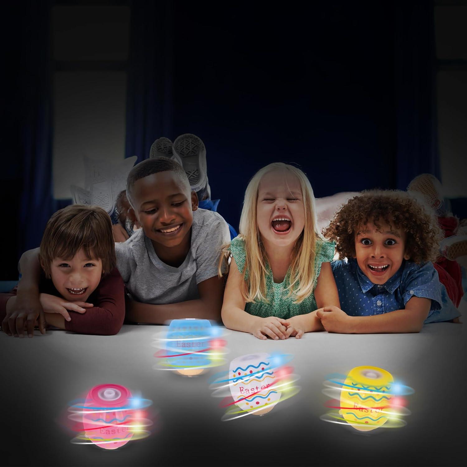 Set de 12 Trompos de Huevos de Pascua ArtCreativity - Juguetes LED