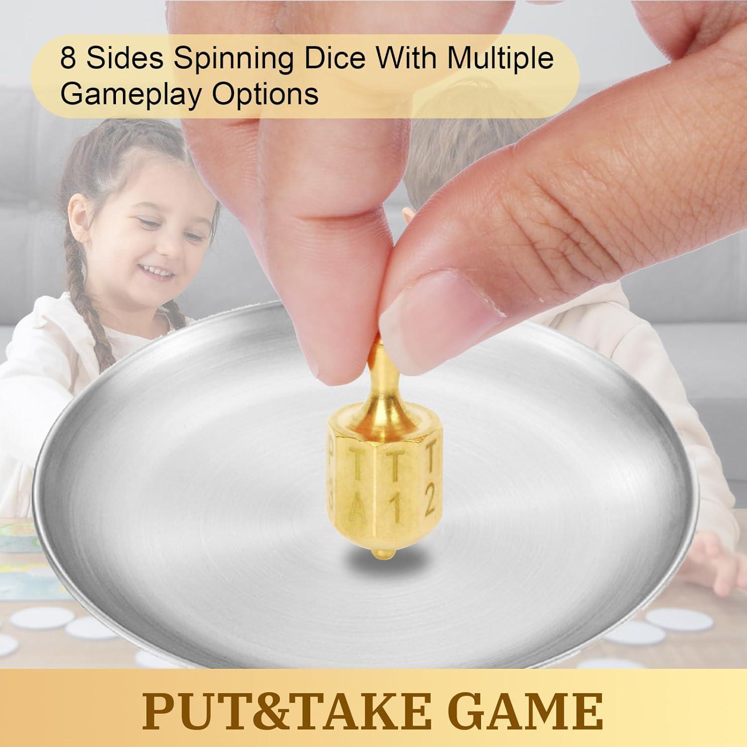 Juego de Dados Giratorios Ante-Up de Latón Macizo - Spinner