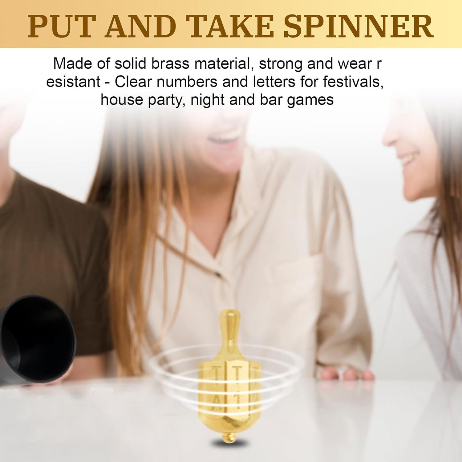 Juego de Dados Giratorios Ante-Up de Latón Macizo - Spinner