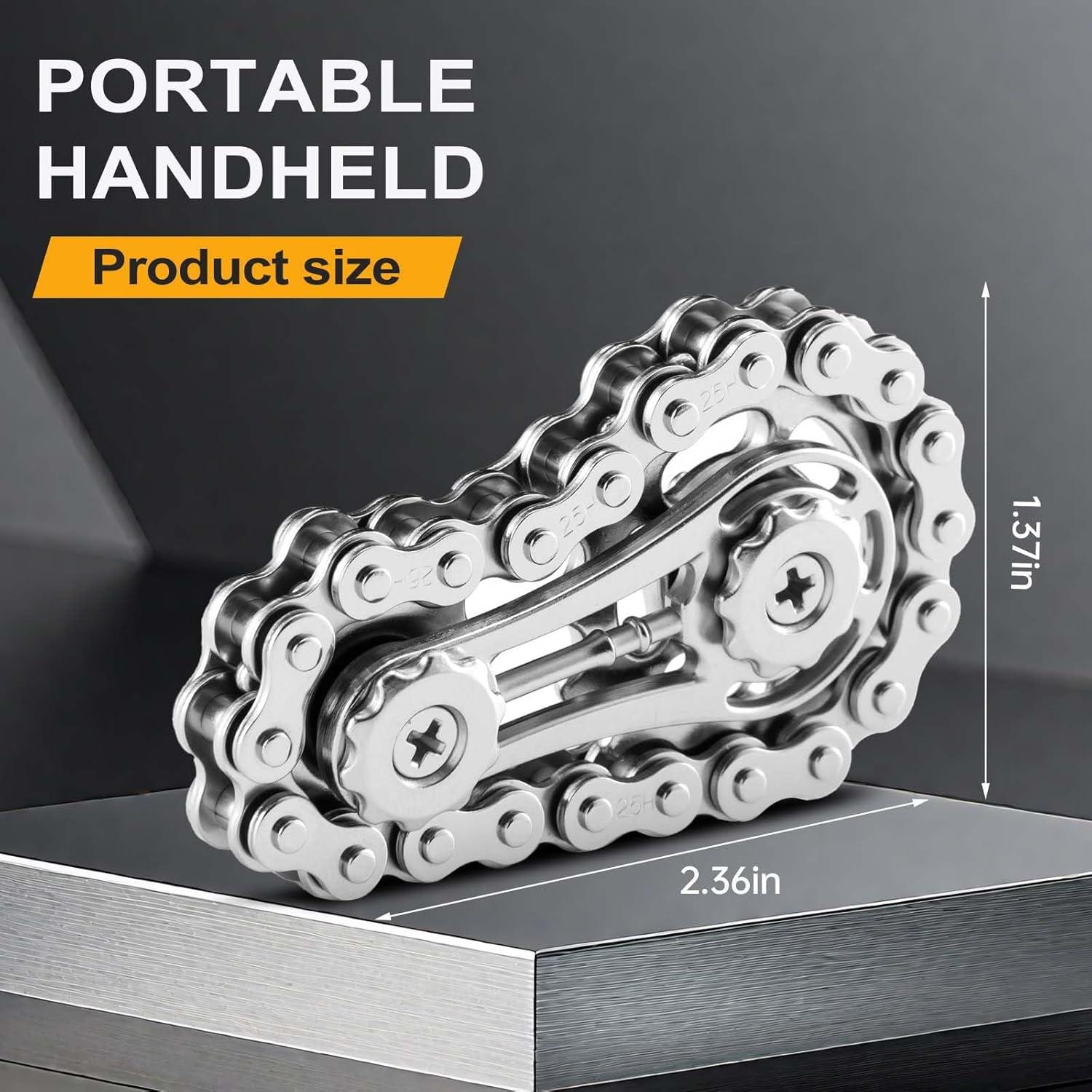 Trompo para Dedos GNFJJBD de Engranaje de Bicicleta EDC