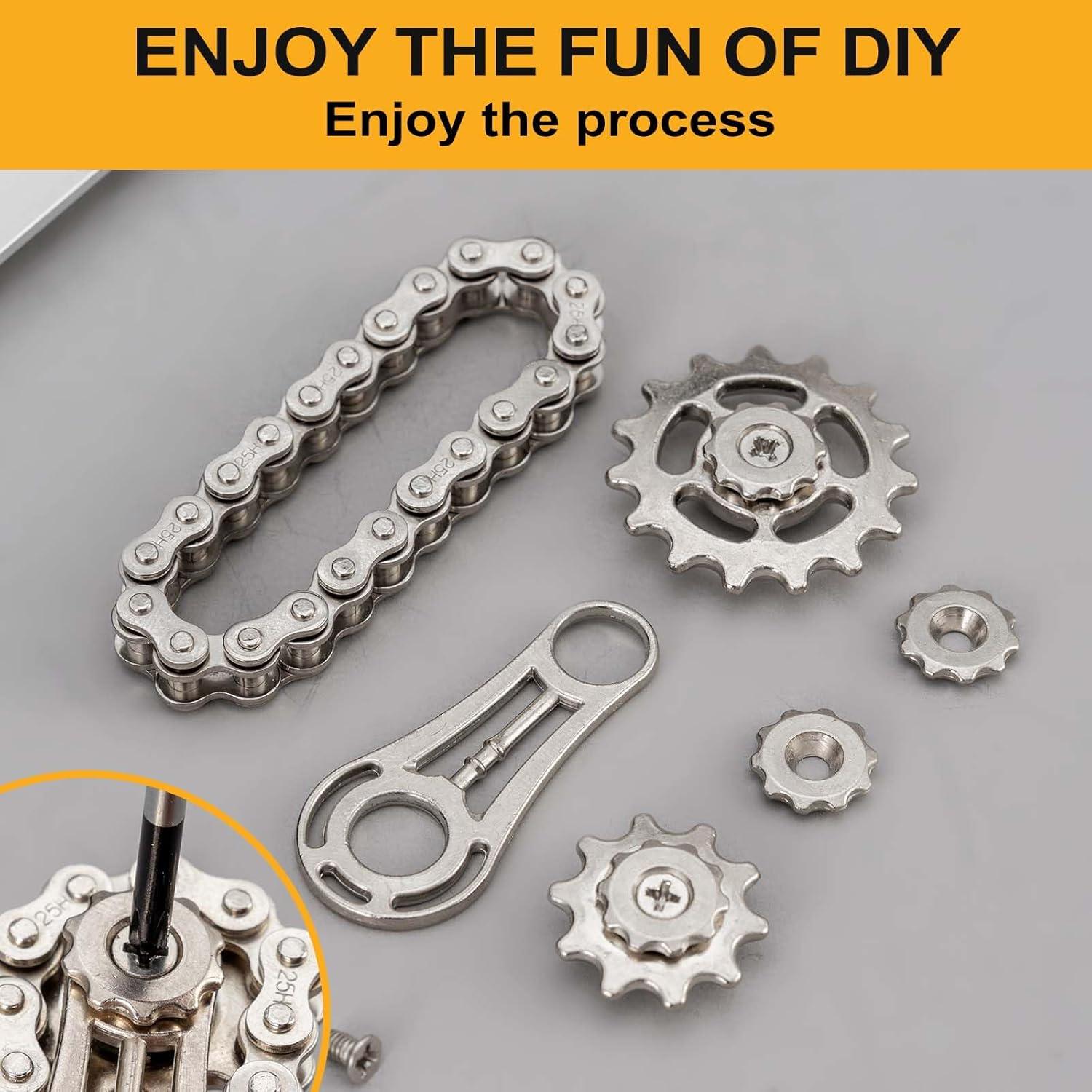 Trompo para Dedos GNFJJBD de Engranaje de Bicicleta EDC