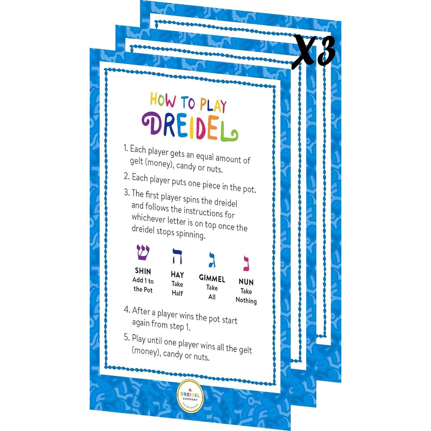 Draydels Metálicos Multicolores La Compañía Dreidel - Paquete de 25