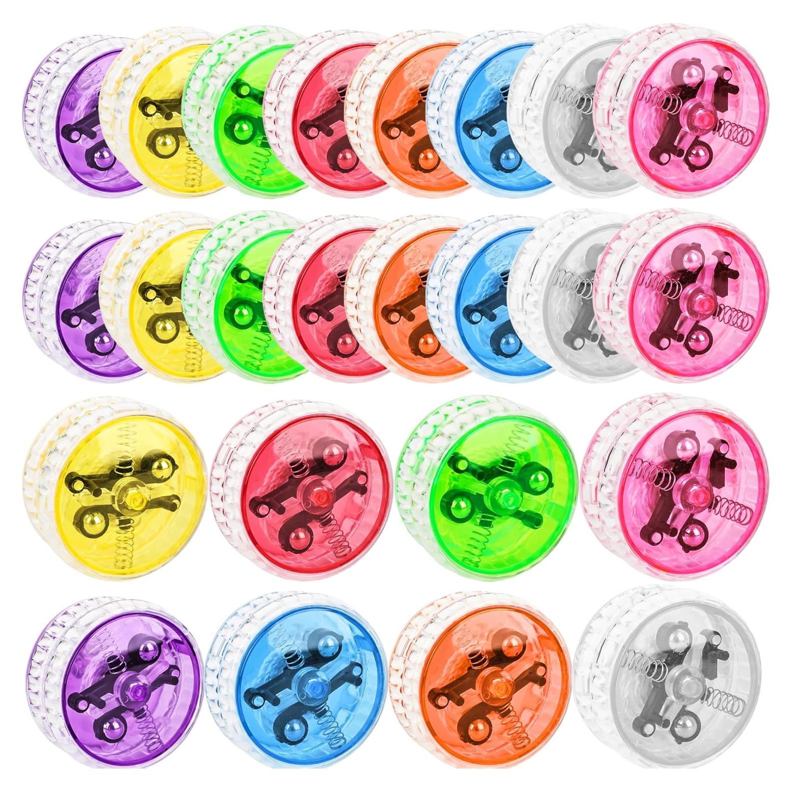 Paquete de 24 Yo Yos LED Drayear para Niños - 8 Colores