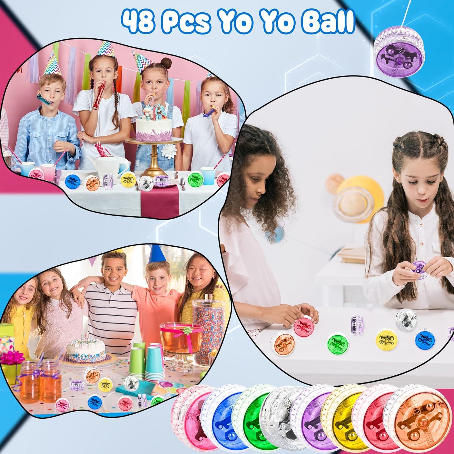 Paquete de 24 Yo Yos LED Drayear para Niños - 8 Colores