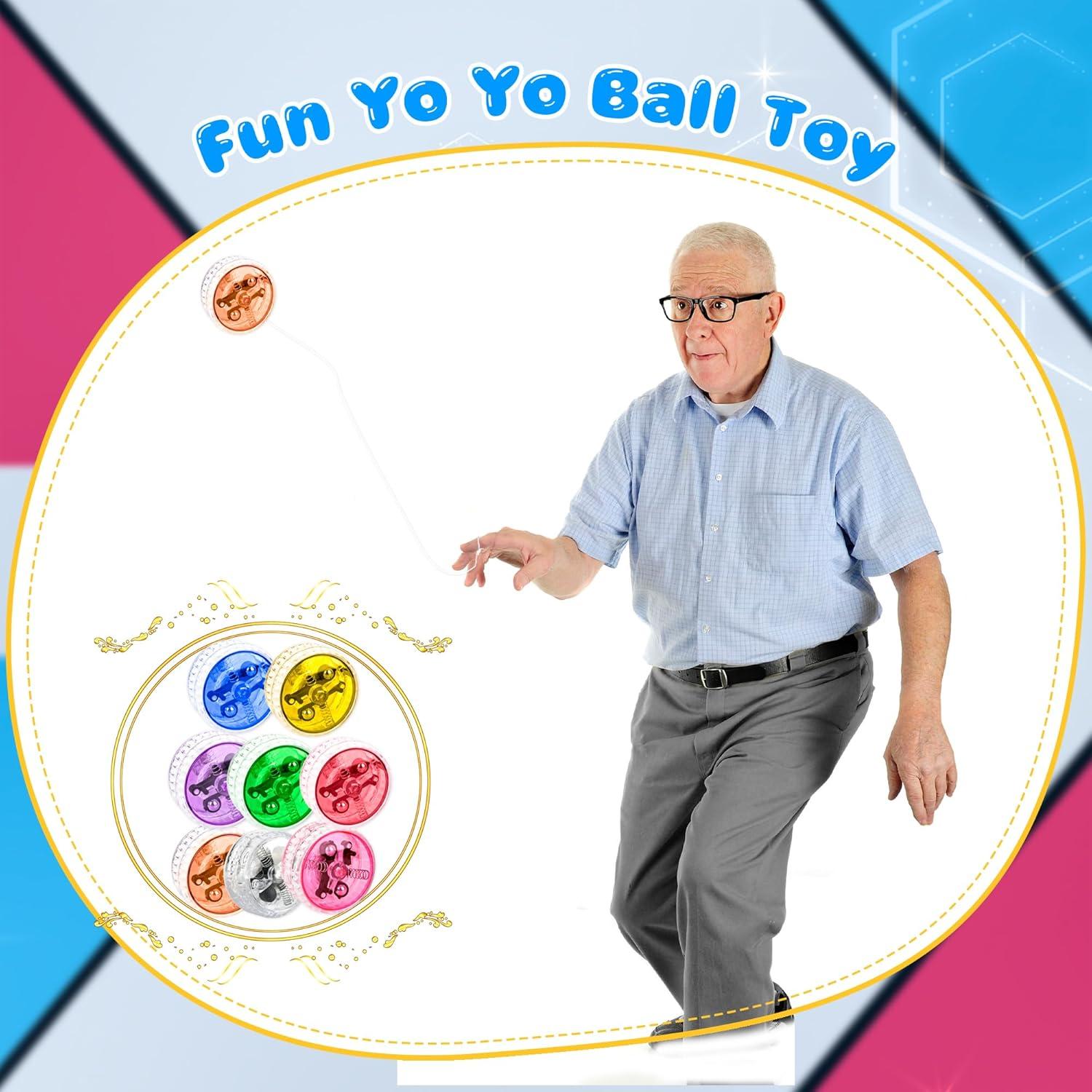 Paquete de 24 Yo Yos LED Drayear para Niños - 8 Colores