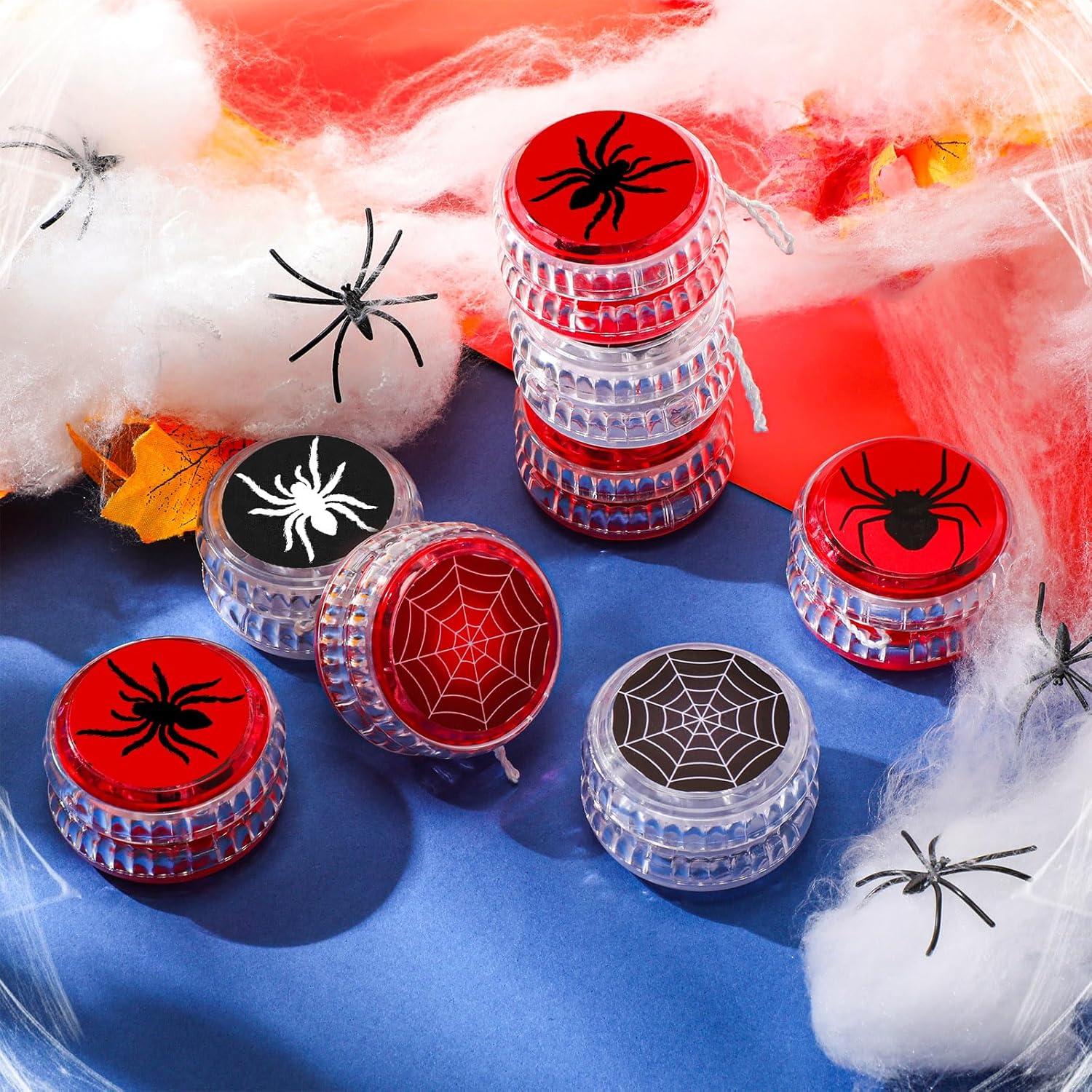 Conjunto 24 Yoyos LED Araña Liliful para Fiesta de Cumpleaños