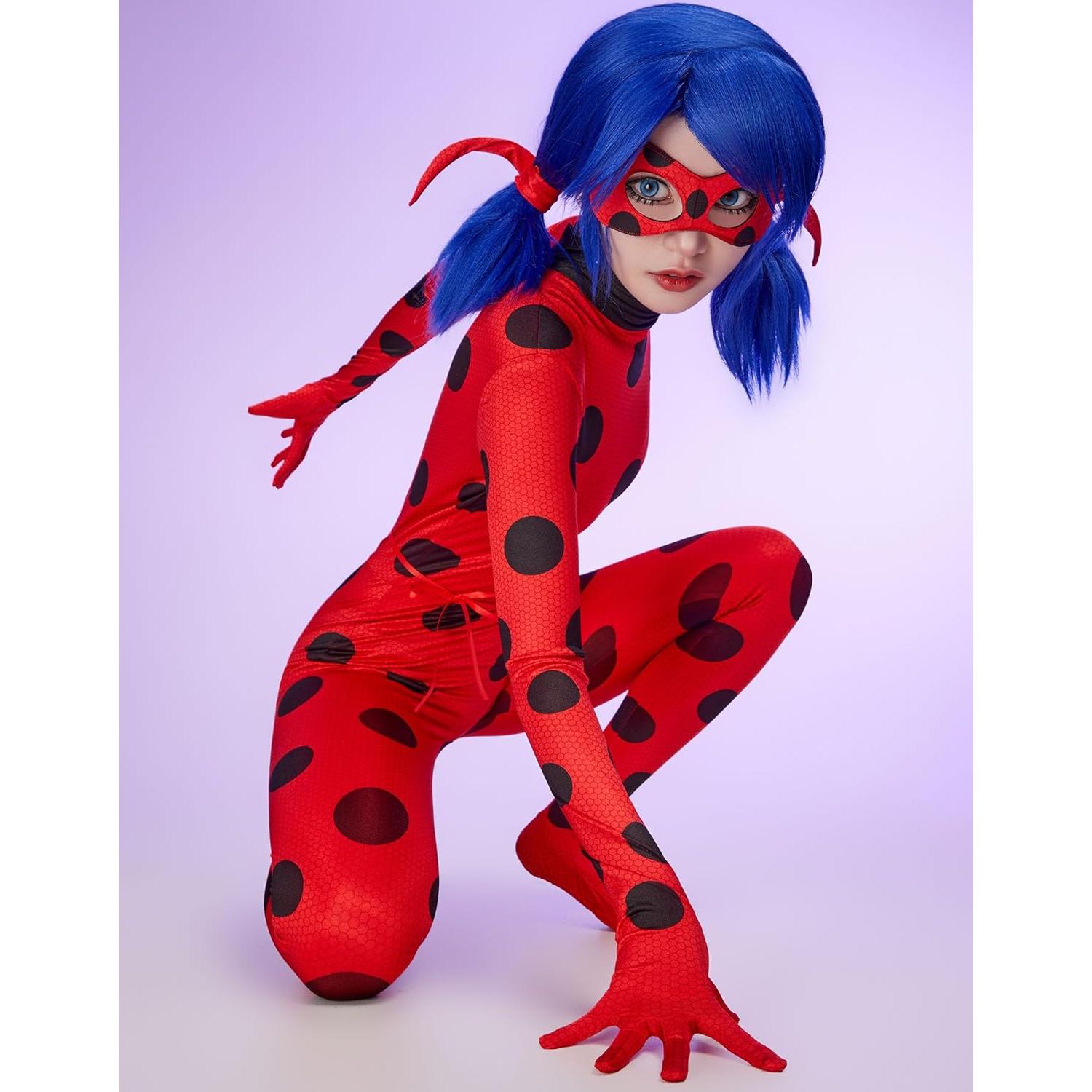 Conjunto Cosplay Miraculous Ladybug Mujer Mono Máscara Yoyo