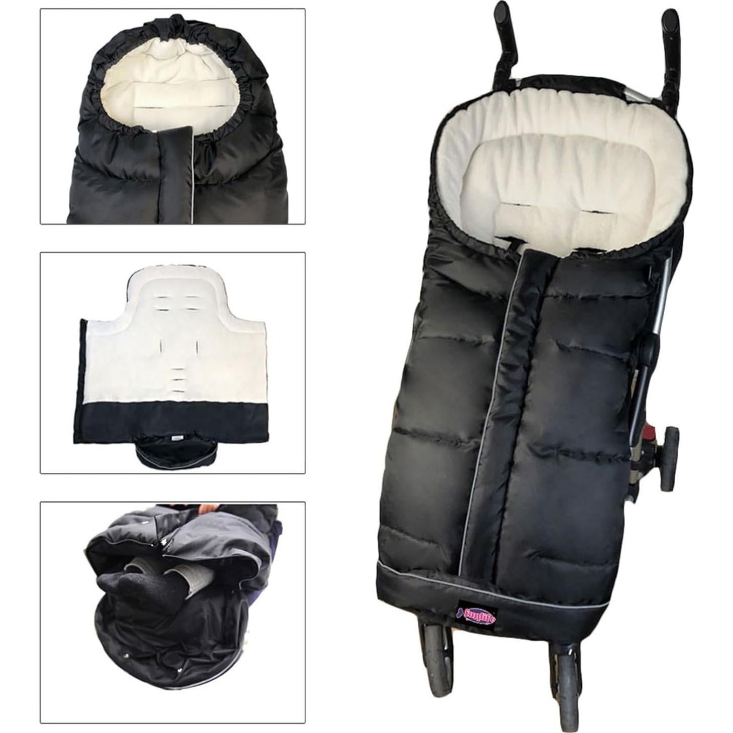 Saco Universal para Silla de Paseo Funlife Negro 96.5x48.3cm