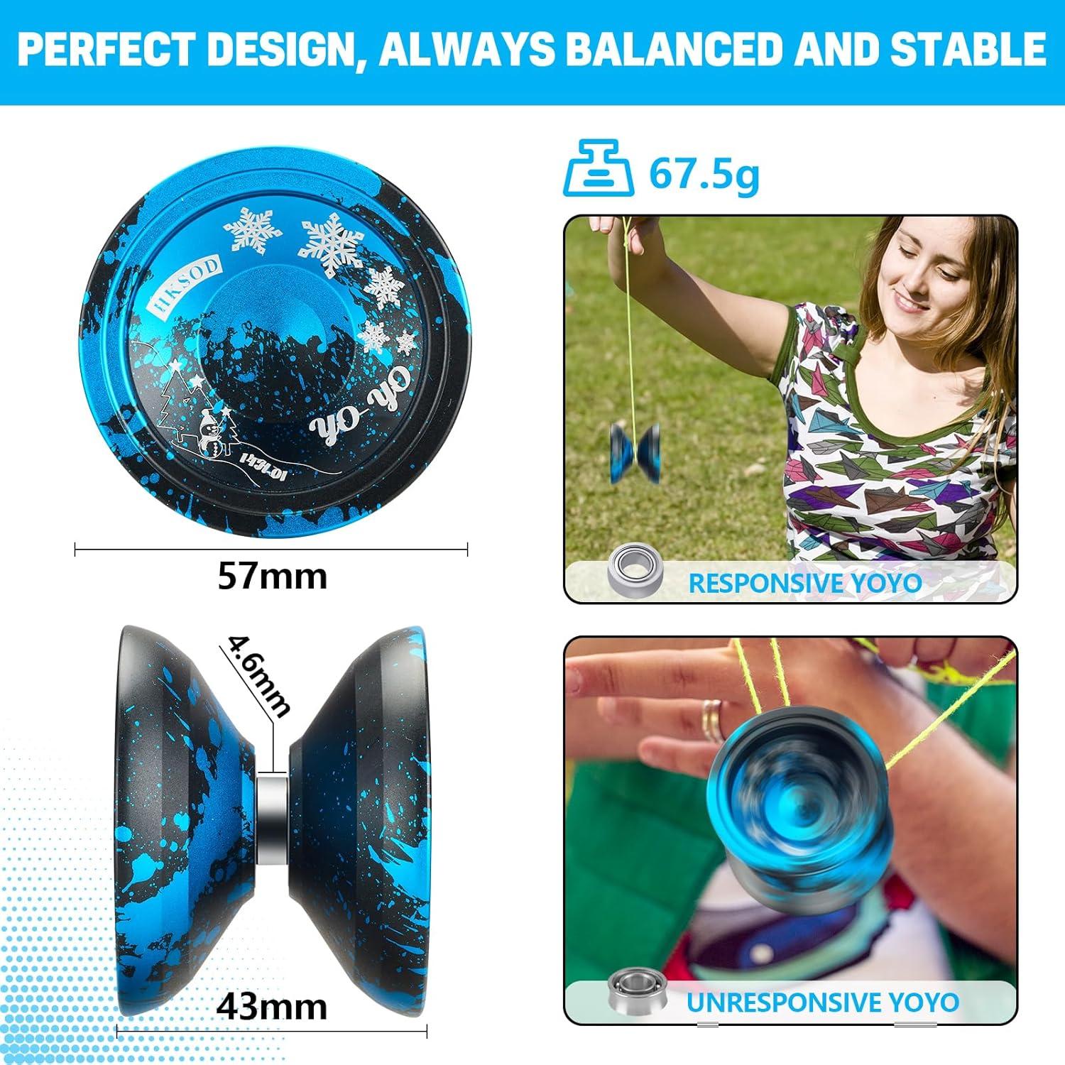 Yoyo Profesional HKSOD Responsive y Unresponsive con Accesorios