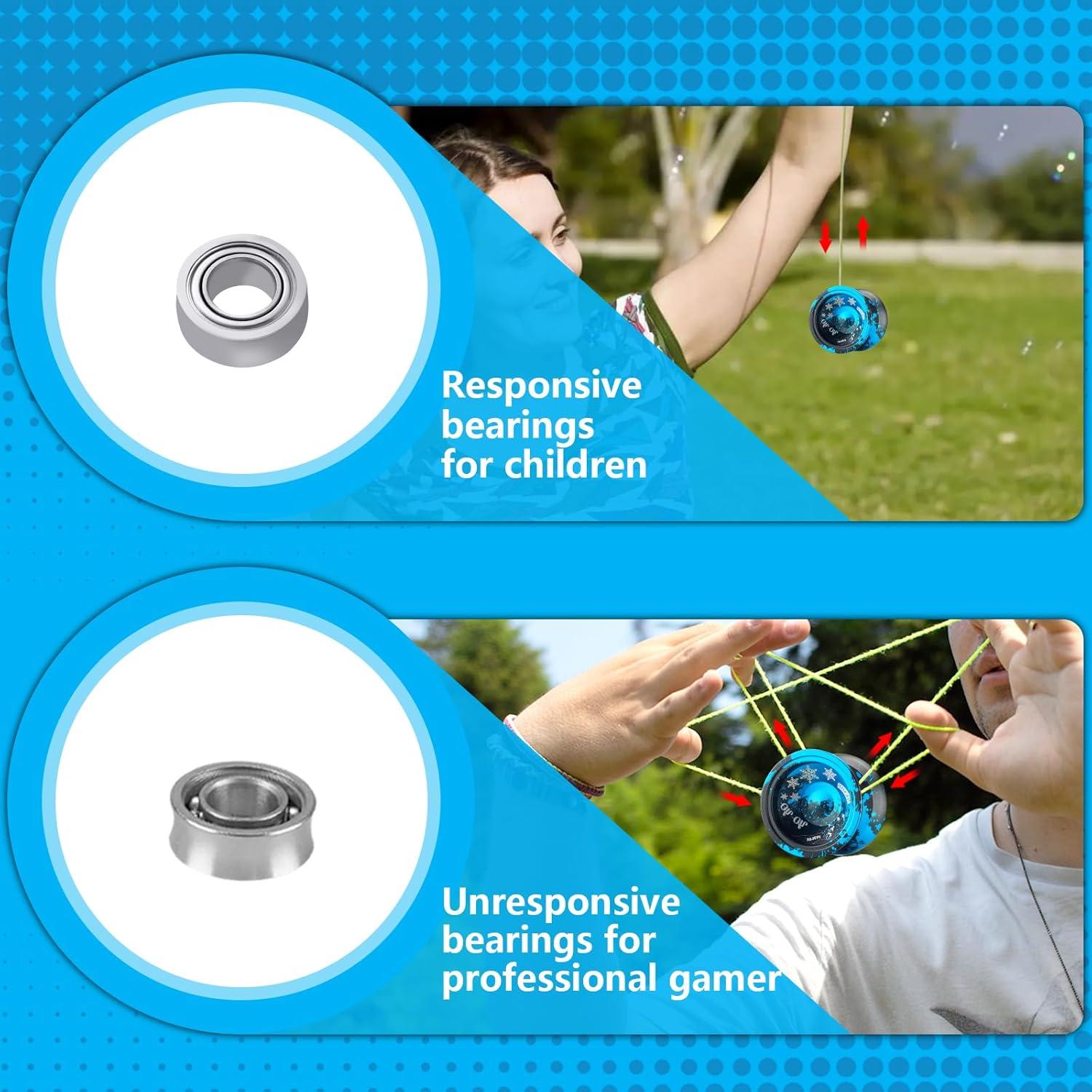 Yoyo Profesional HKSOD Responsive y Unresponsive con Accesorios