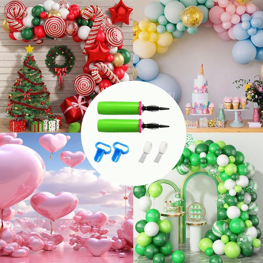 Bombas de Globos Manuales Acquwistach 2 Pack Doble Acción Verde
