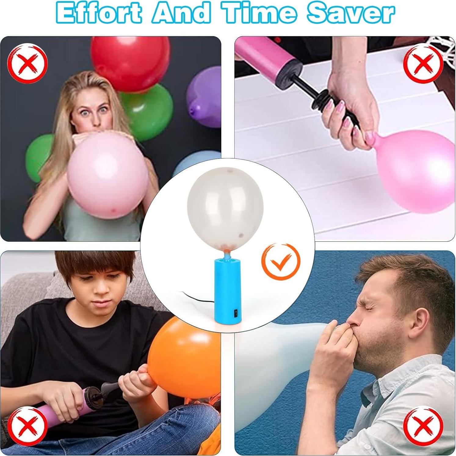 Bomba de globo eléctrica ALUNME 260 portátil con accesorios