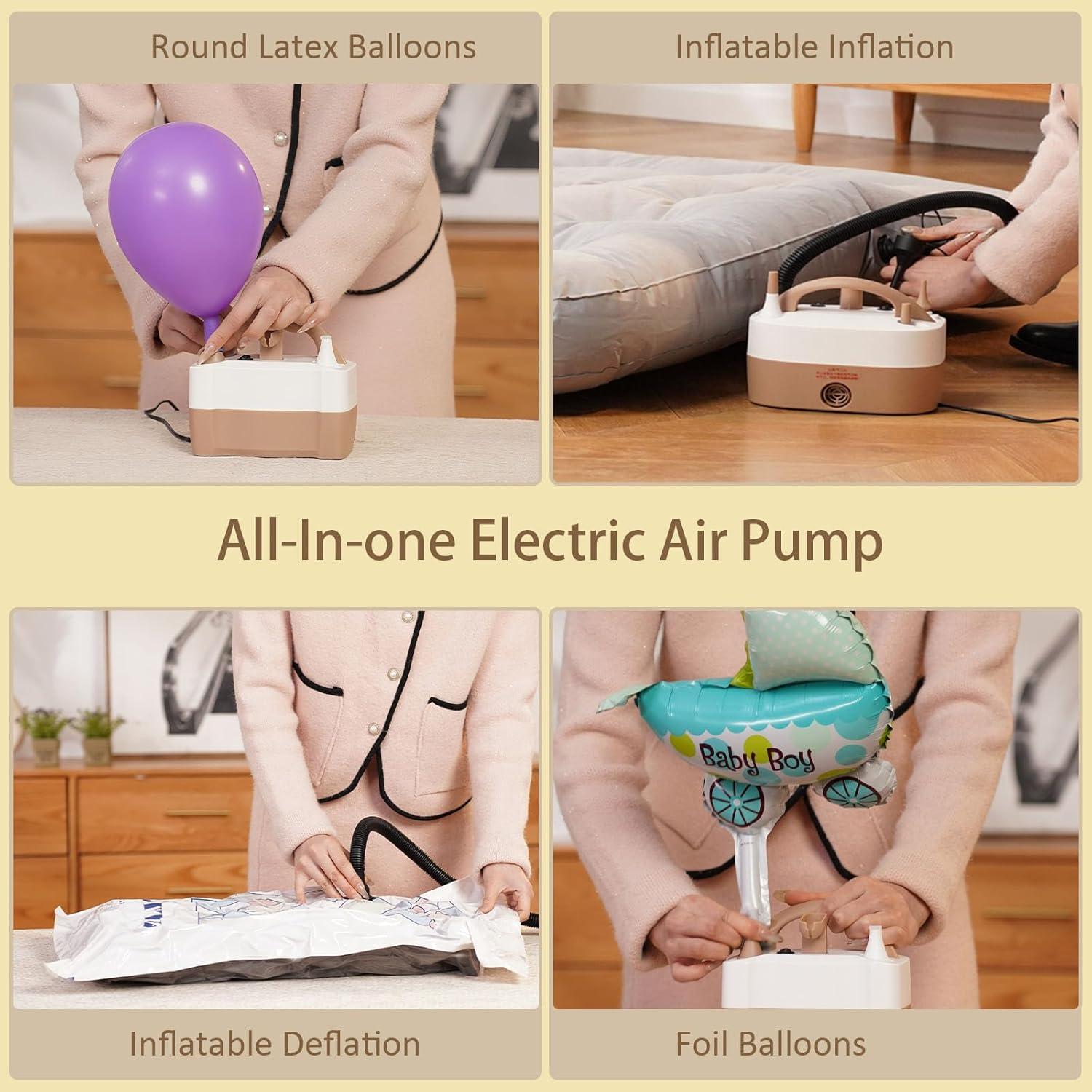 Bomba de aire eléctrica AXHJ para globos - Doble boquilla 110V