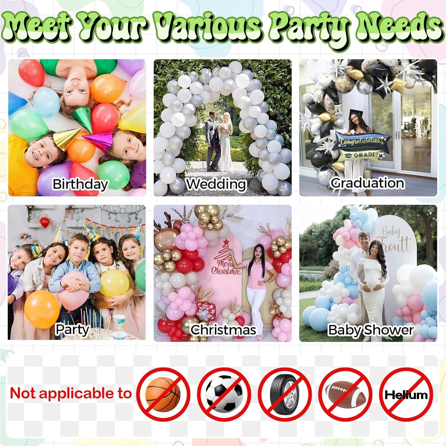 Bomba de Globo Eléctrica Togvu 600W Portátil con 2 Boquillas