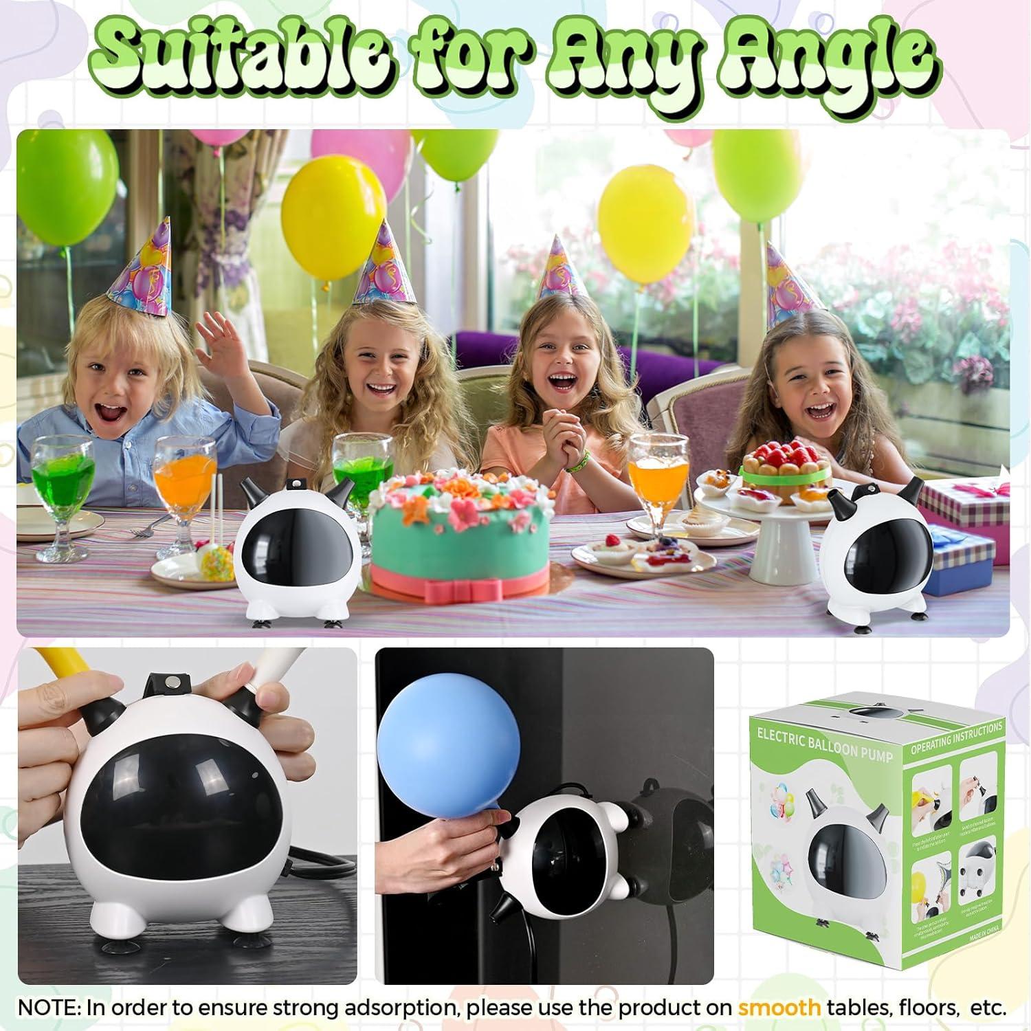 Bomba de Globo Eléctrica Togvu 600W Portátil con 2 Boquillas