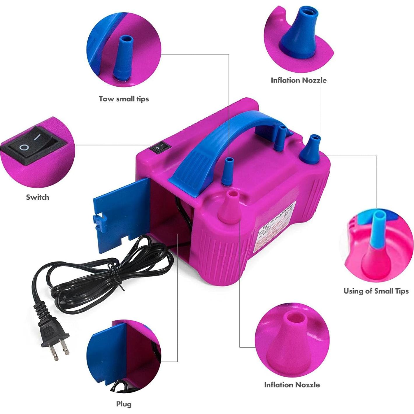 Bomba de globo eléctrica portátil XBllcyiv 300W 110V