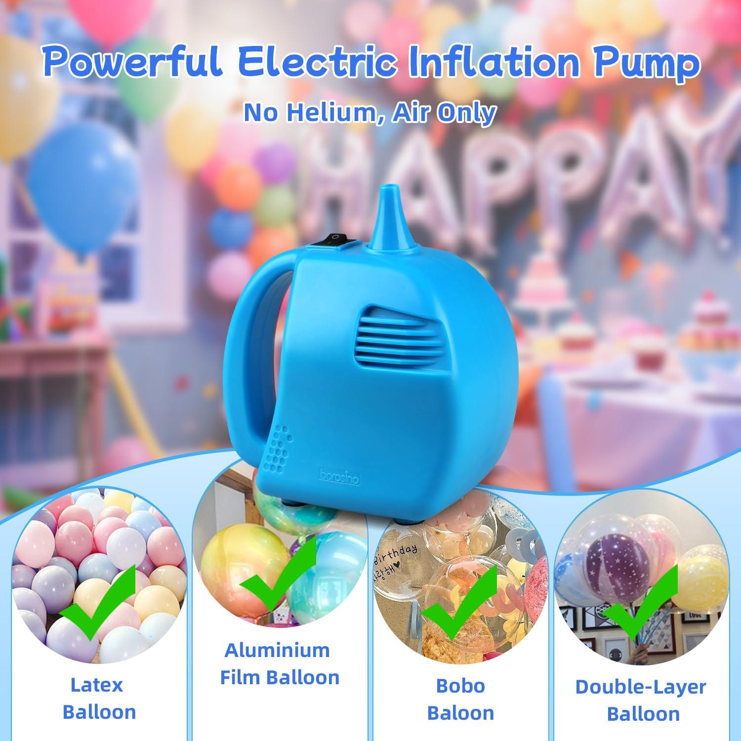 Bomba de Globo Eléctrica Borosino Portátil 16x15cm