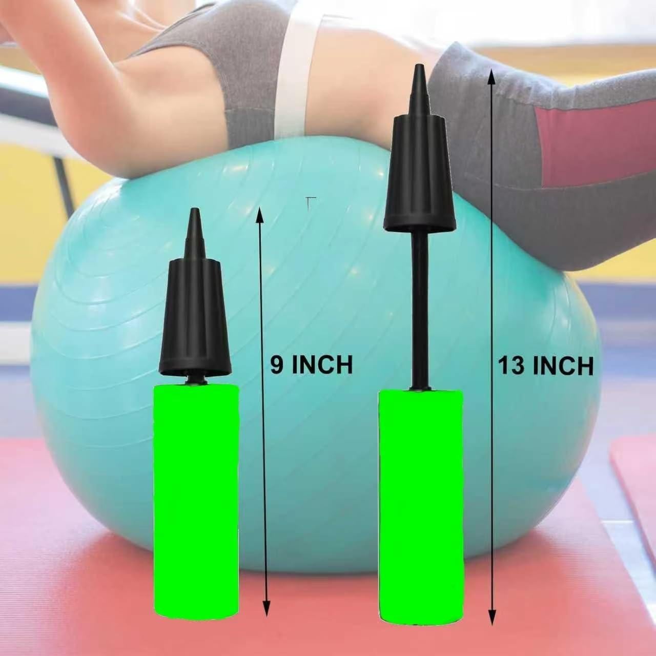 Bomba de Aire Manual Kerozoo - 2 Unidades para Globos y Flotadores