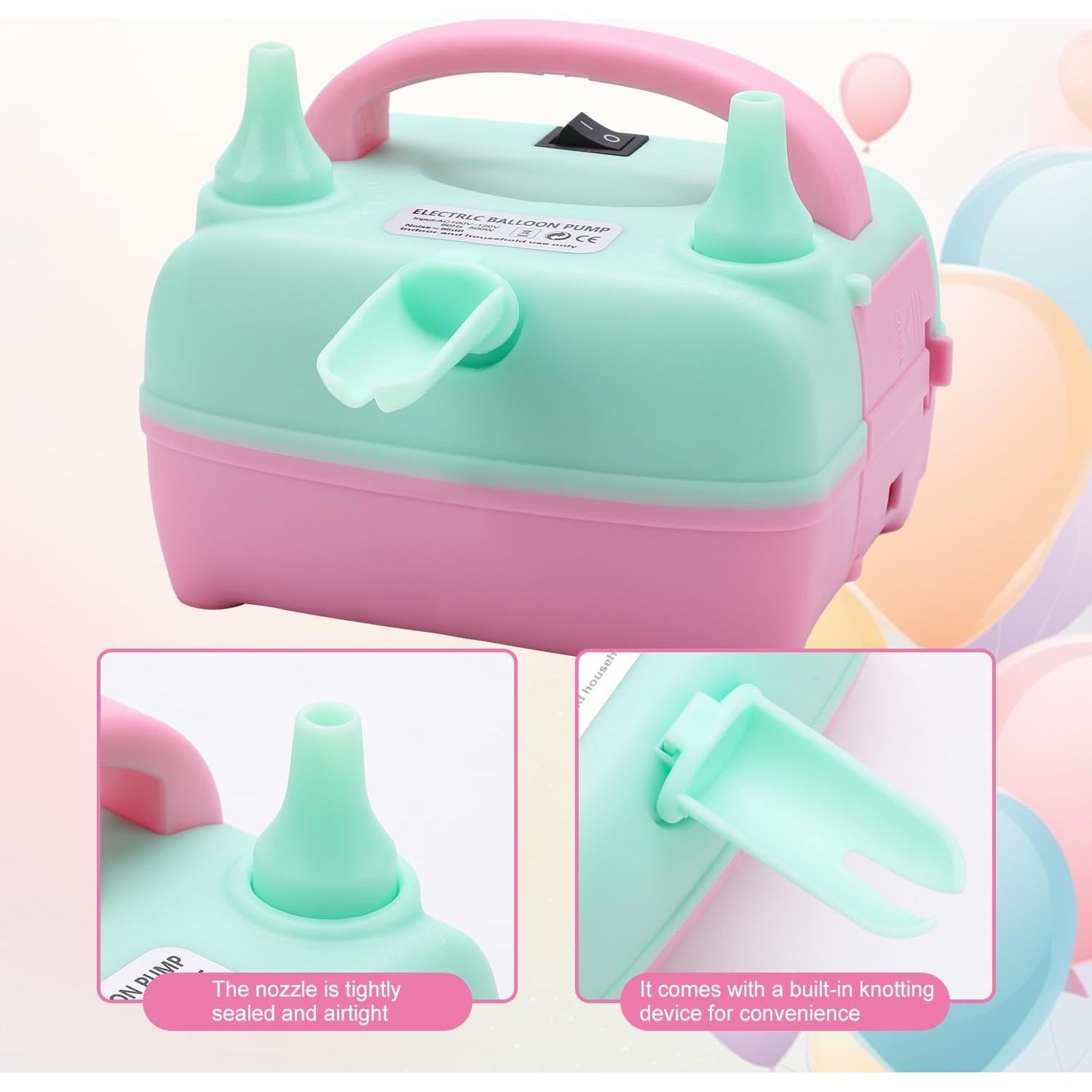 Bomba de Globo Eléctrica QIPUMP Q523 110V 500W Doble Boquilla