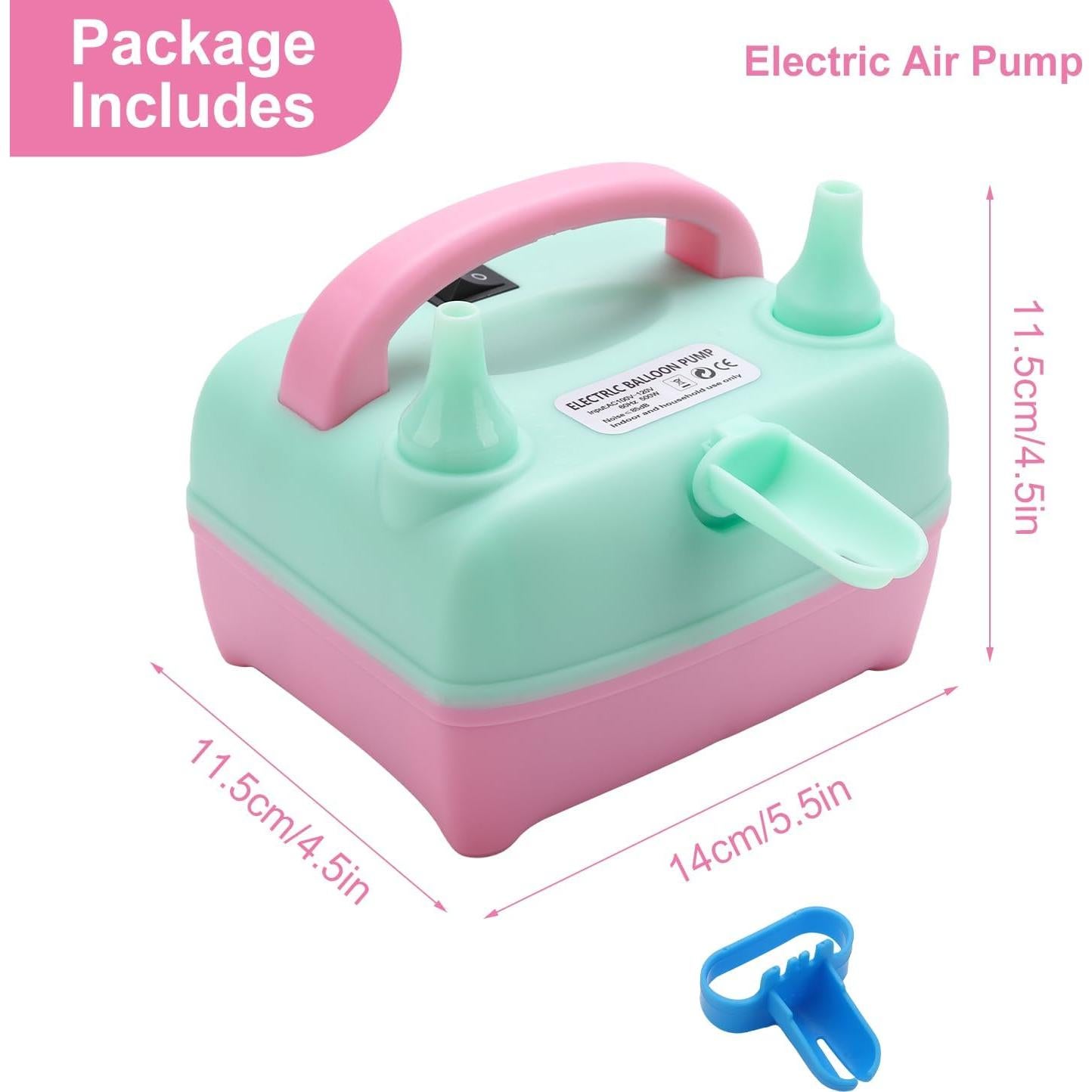 Bomba de Globo Eléctrica QIPUMP Q523 110V 500W Doble Boquilla