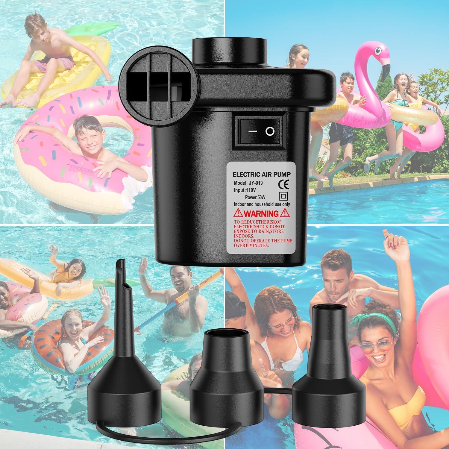 Bomba de Aire Eléctrica Motorenbau 110-120V con 3 Boquillas