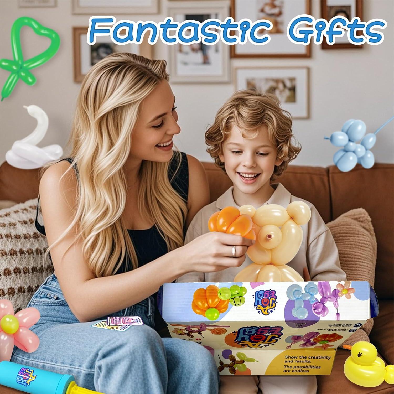 Kit de Globos AJOYEGG para Torcido de Animales con Bomba