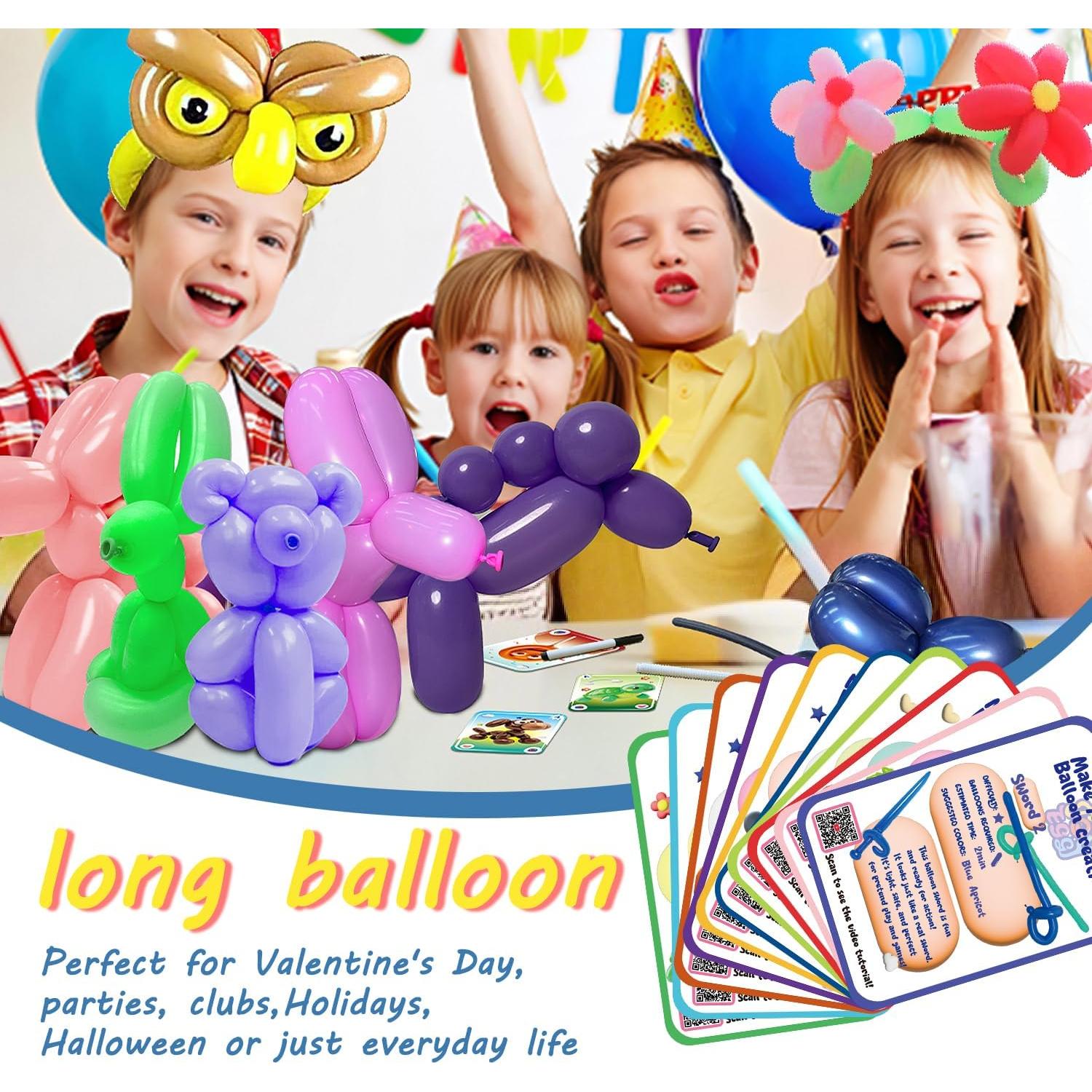 Kit de Globos AJOYEGG para Torcido de Animales con Bomba