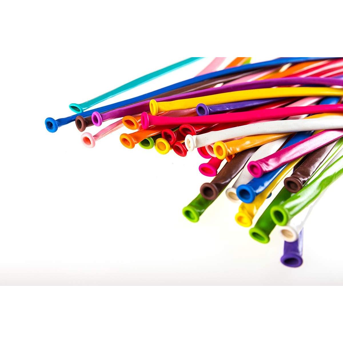 200 Globos de Láttex 260Q U_star - Colores Asortidos para Fiesta