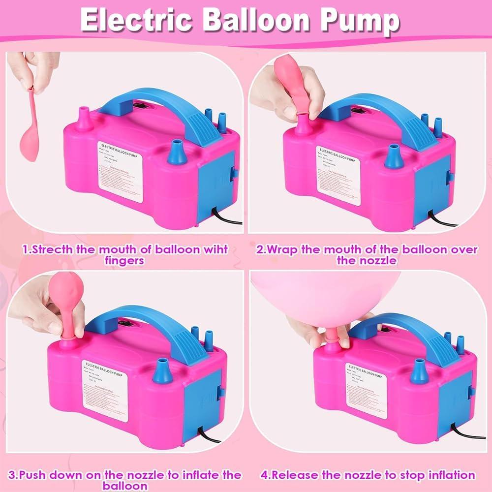 Kit de Arco de Globos Chaohua 2.74m x 3.05m con Bomba Eléctrica