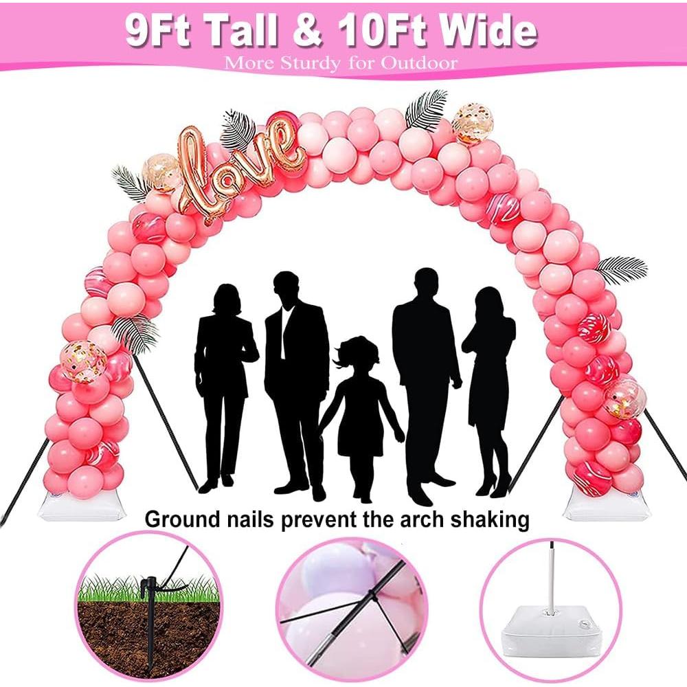 Kit de Arco de Globos Chaohua 2.74m x 3.05m con Bomba Eléctrica