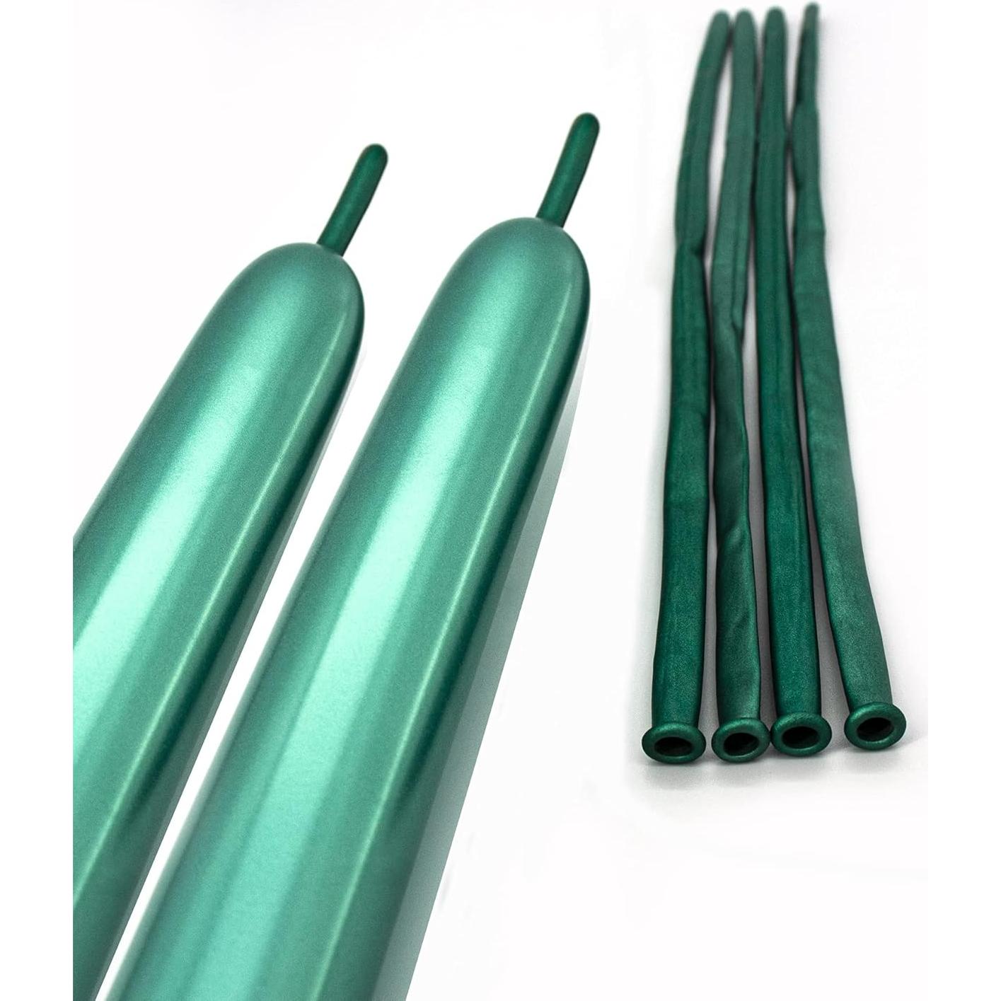 Kit de 100 globos largos metálicos 260 con bomba - LXZFCRG