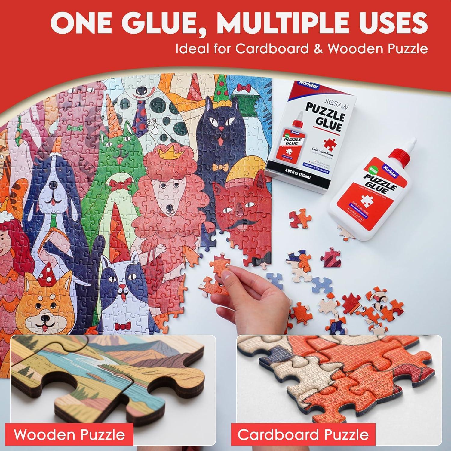 Pegamento para Rompecabezas Nariolar 120 mL - Cartón y Madera